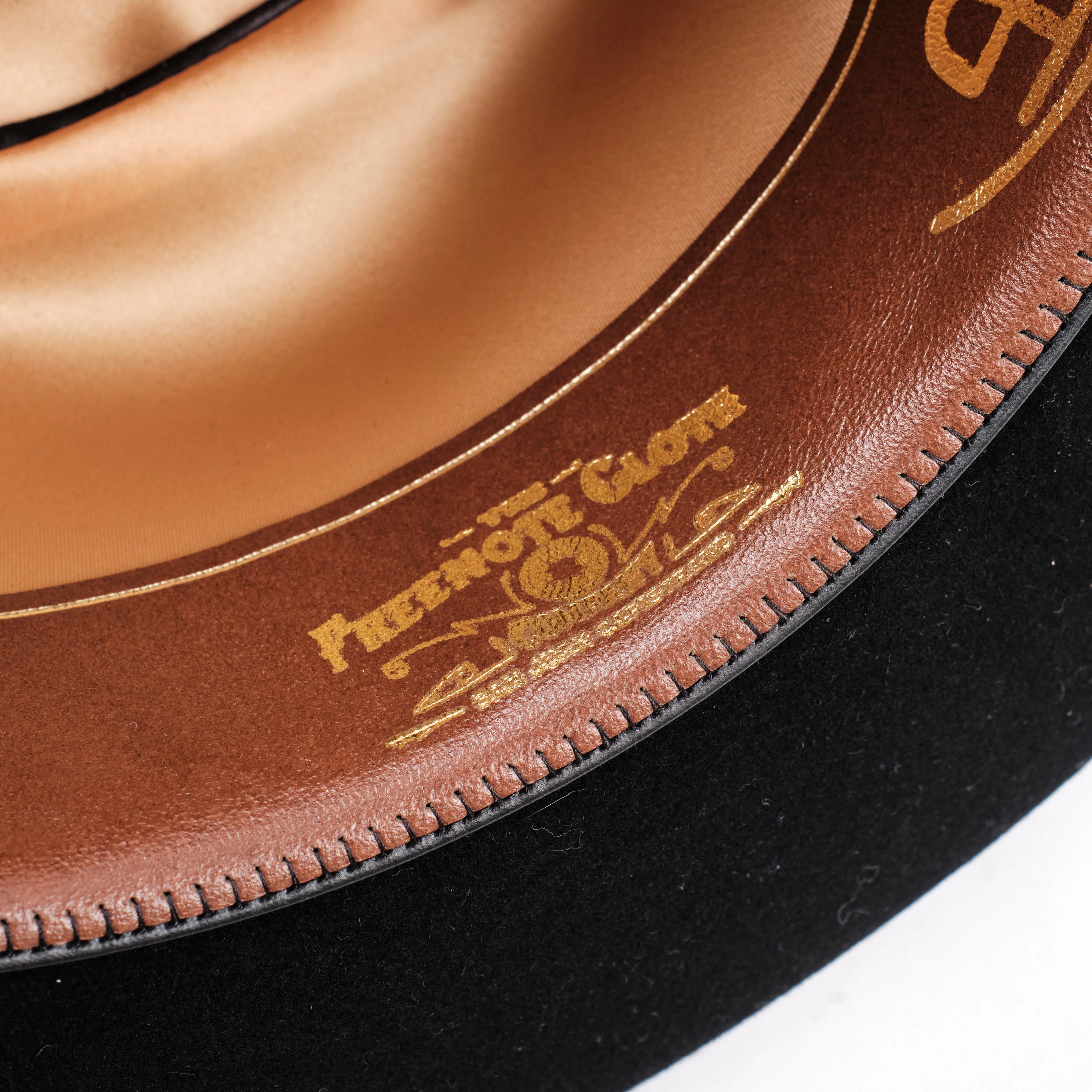 Bowman Hat Co. x Freenote Cloth Black - Western Gentlemen Black - Image 4