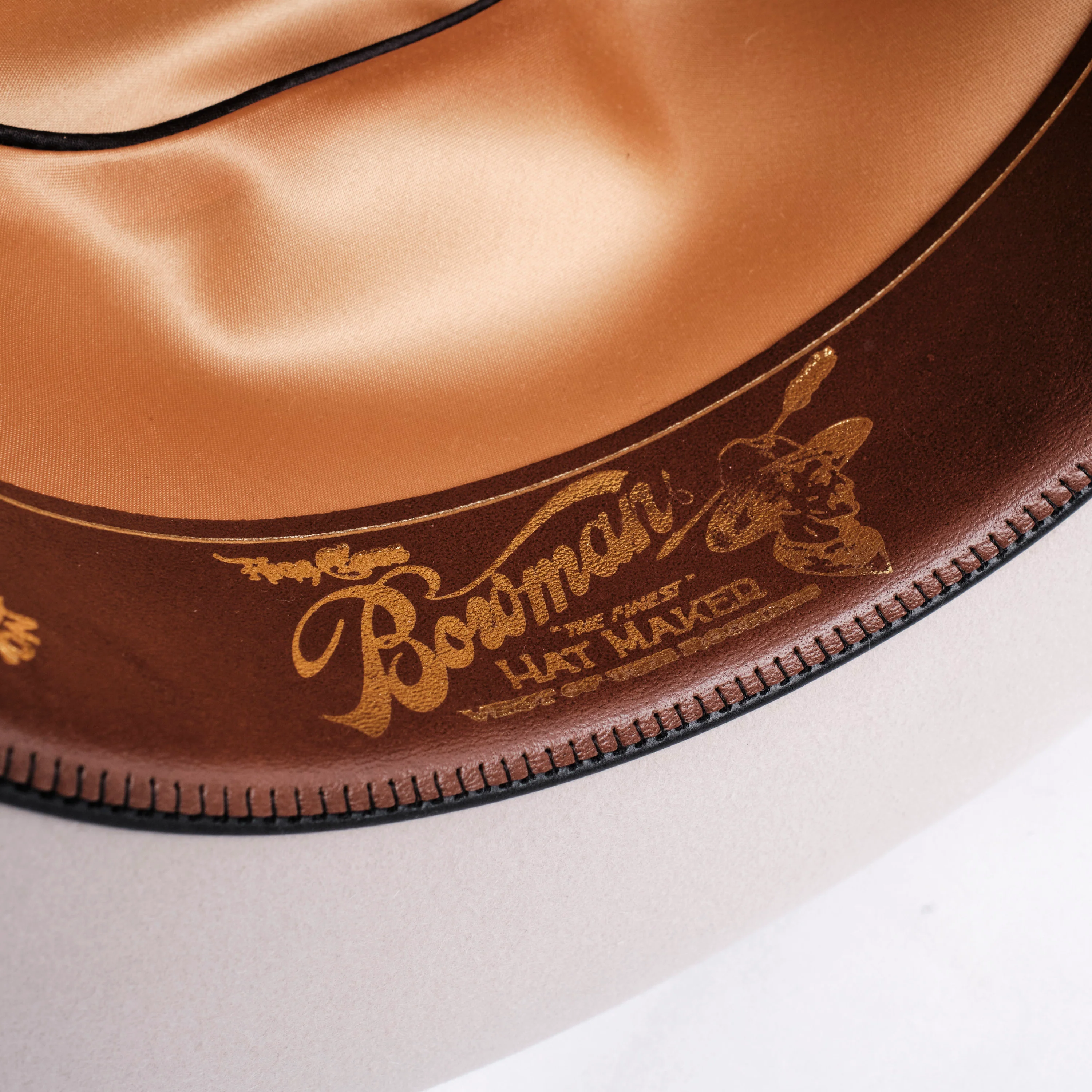 Bowman Hat Co. x Freenote Cloth - Western Gentlemen Bone - Image 4