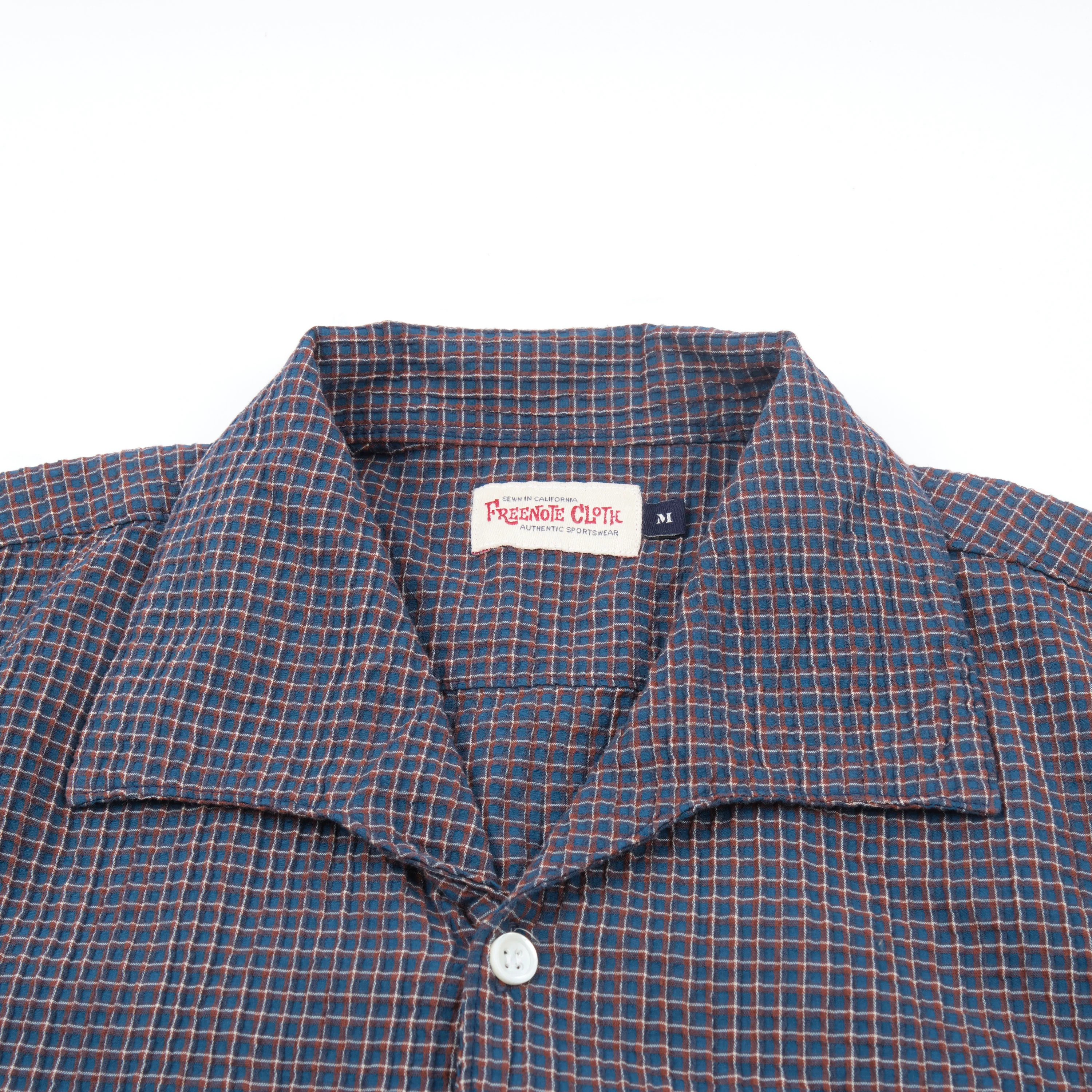 Cayucos Seersucker Blue Plaid - Image 3