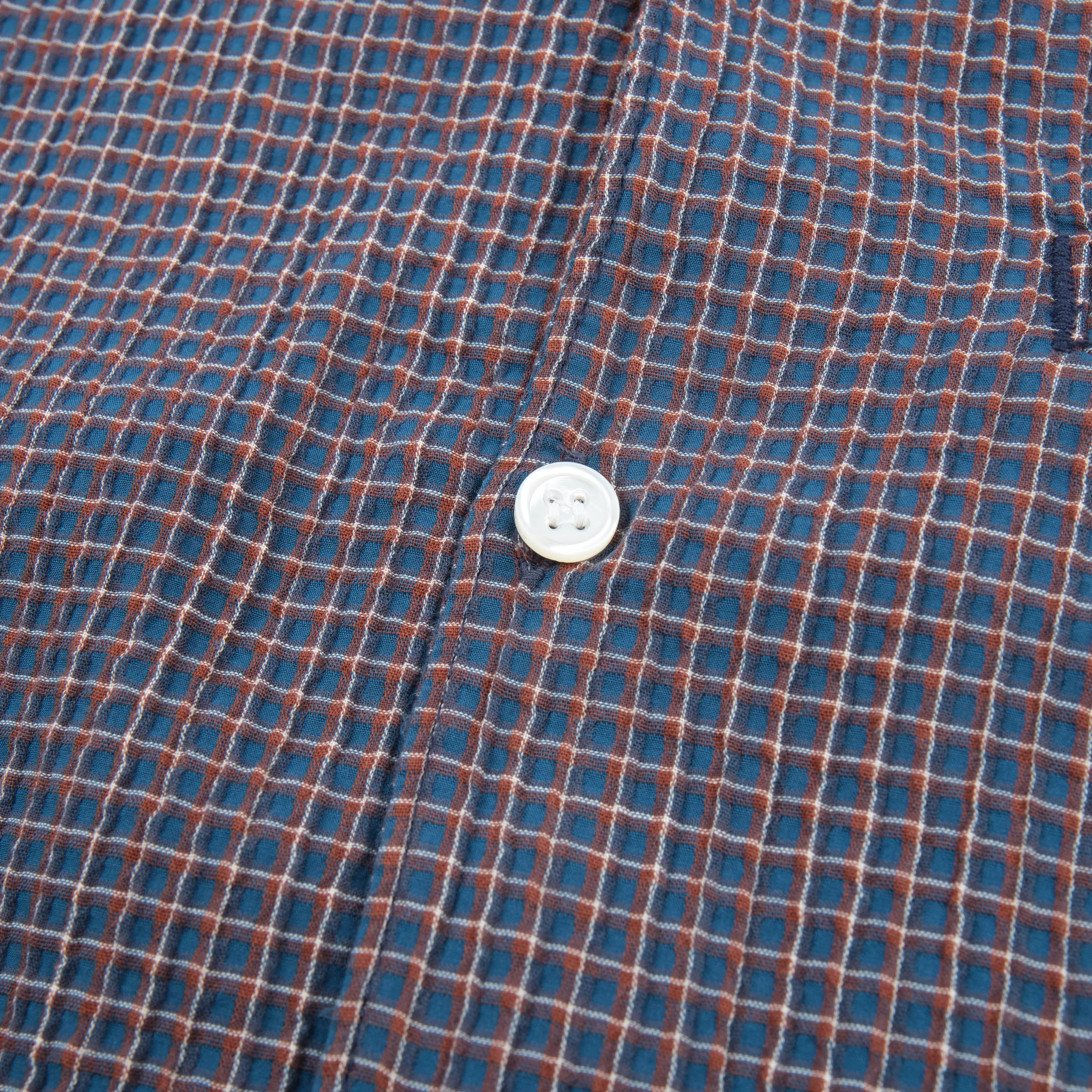 Cayucos Seersucker Blue Plaid - Image 5