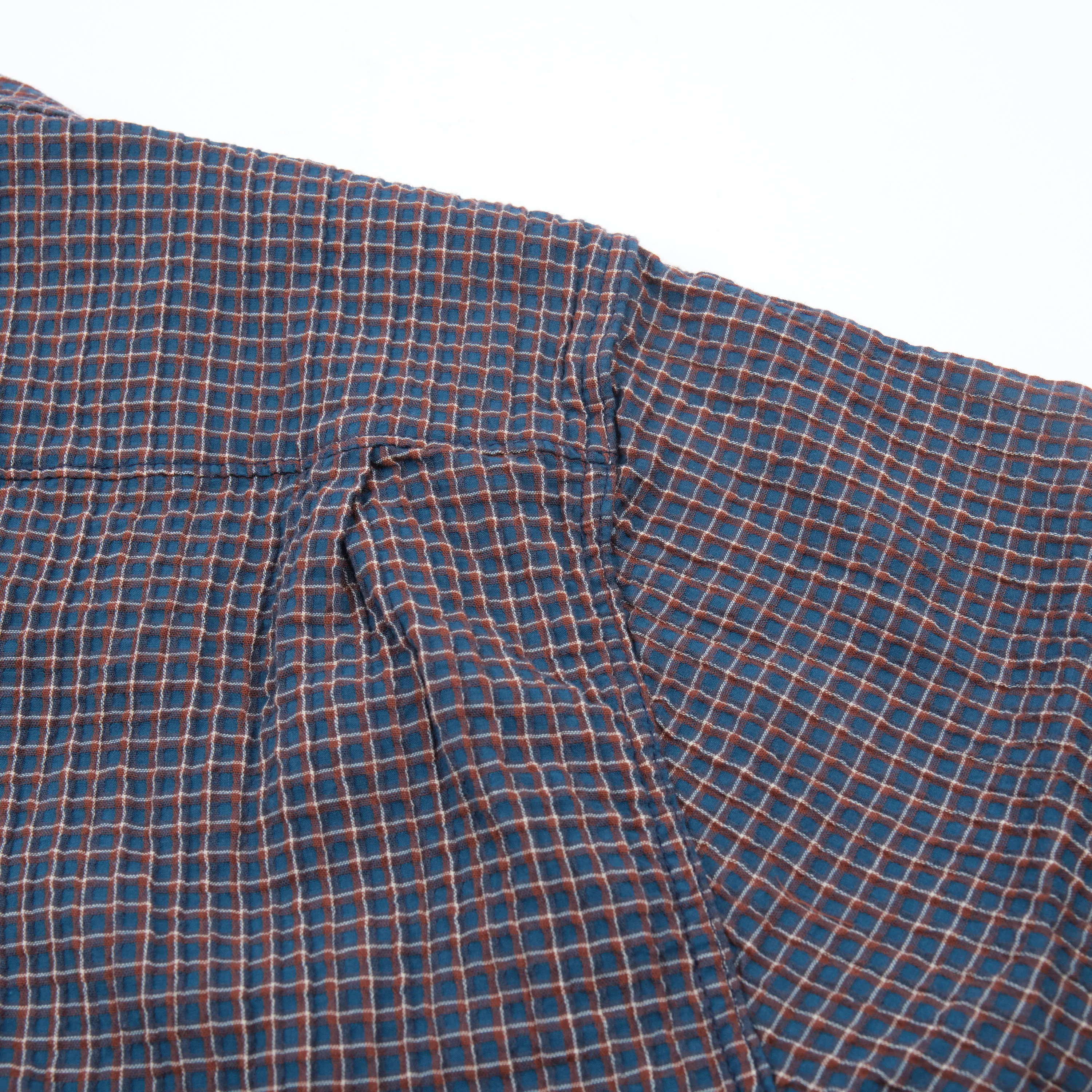 Cayucos Seersucker Blue Plaid - Image 7