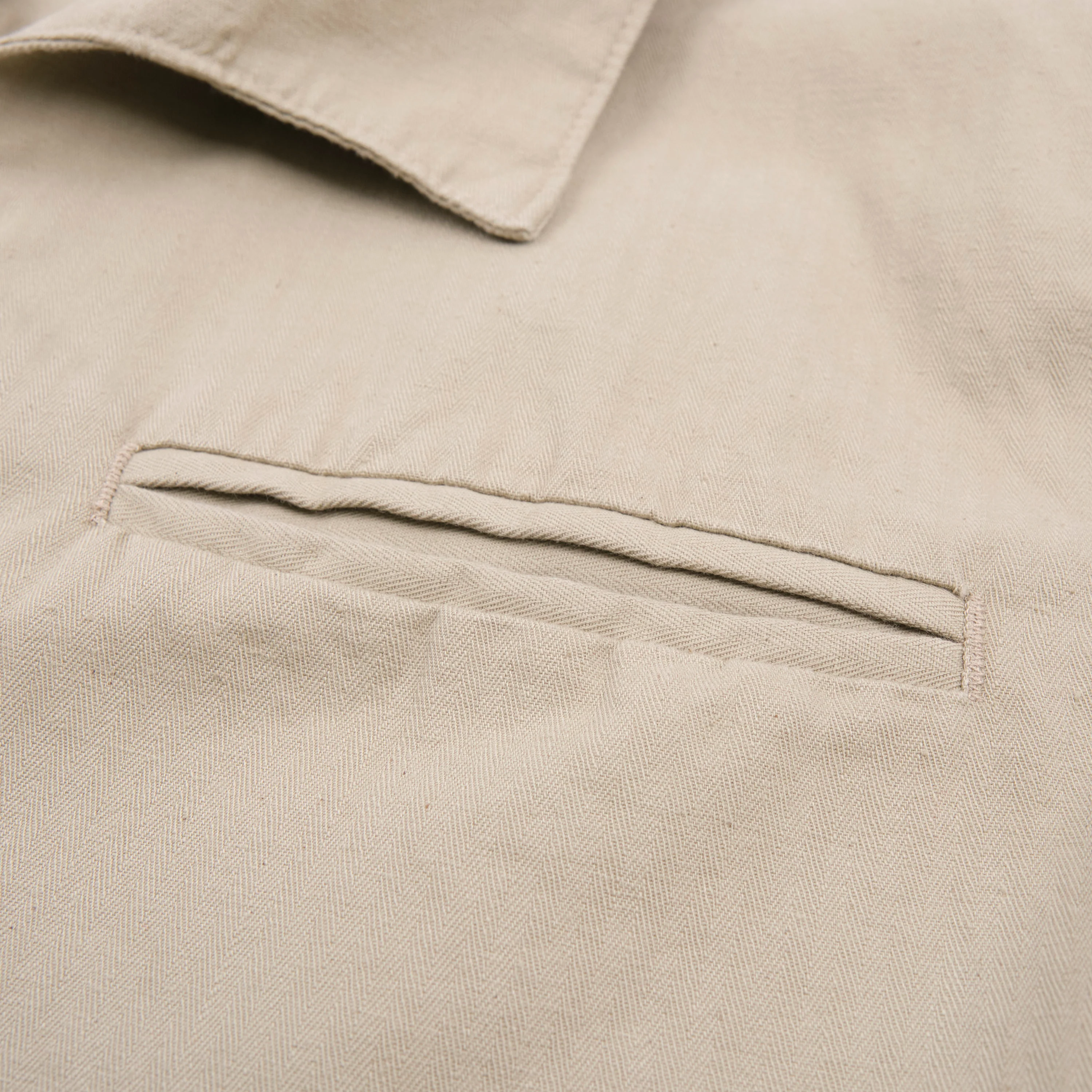 Cayucos Tan Herringbone - Image 4