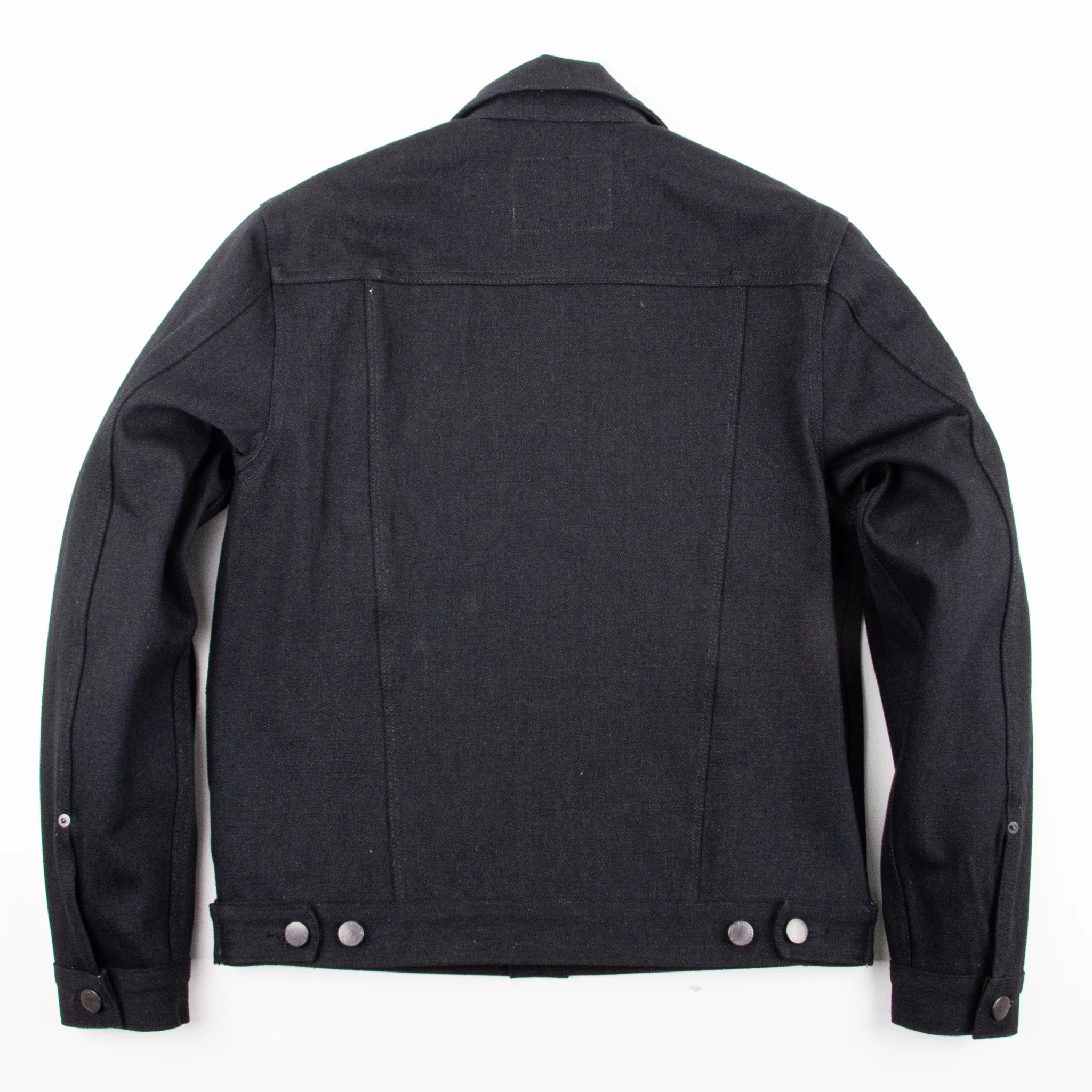 Classic Denim Jacket <span> 17 Ounce Black Slub Denim </span> - Image 10