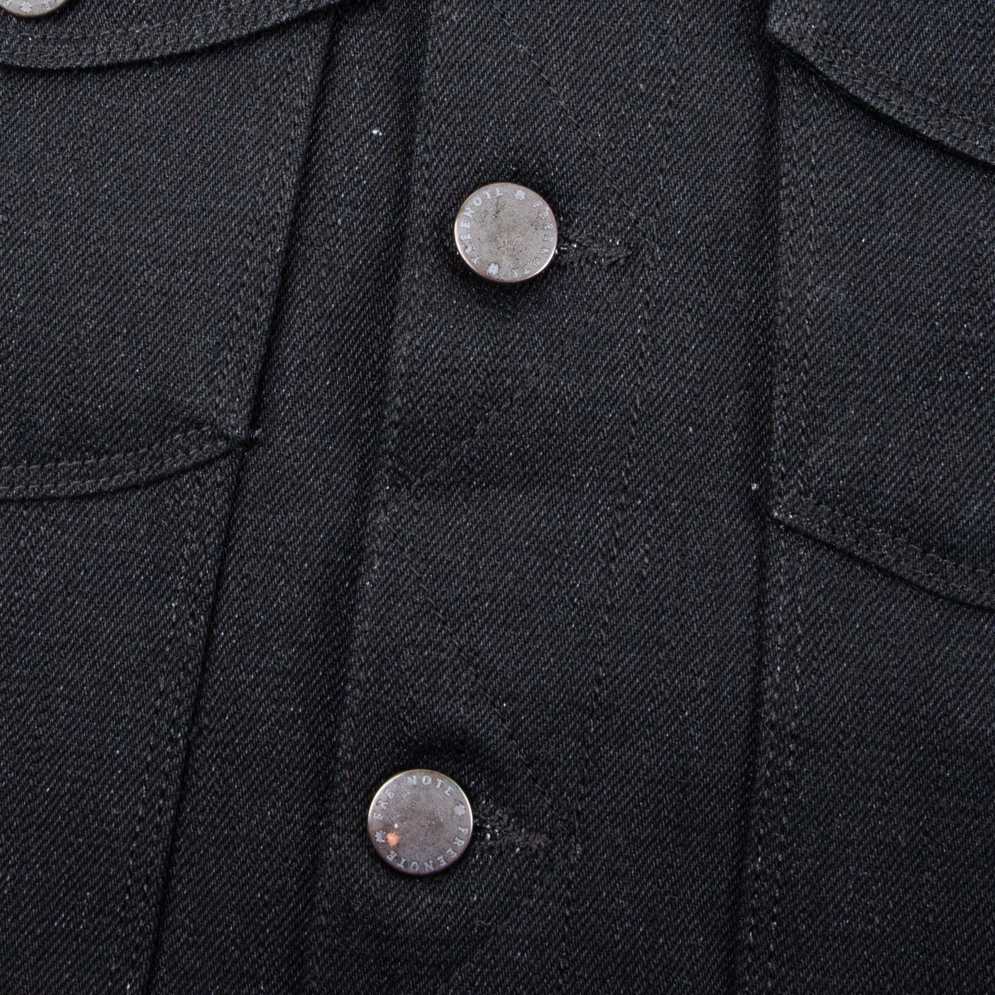 Classic Denim Jacket <span> 17 Ounce Black Slub Denim </span> - Image 6