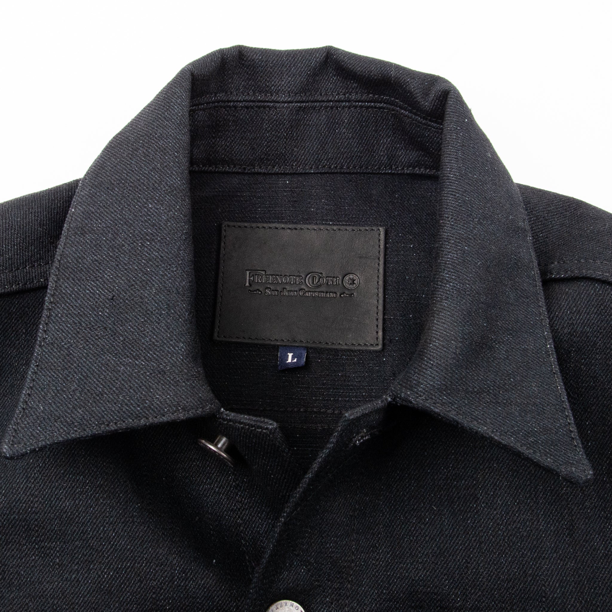 Classic Denim Jacket <span> 17 Ounce Black Slub Denim </span> - Image 7