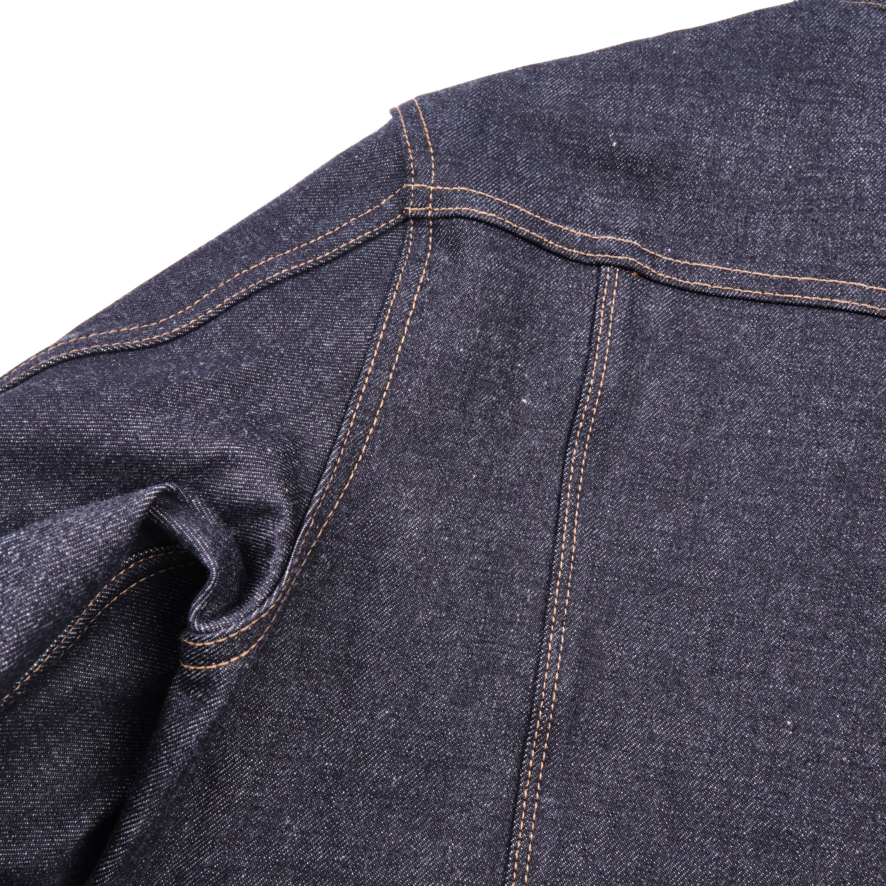 Classic Denim Jacket 15 Ounce Unsinged Denim - Image 10
