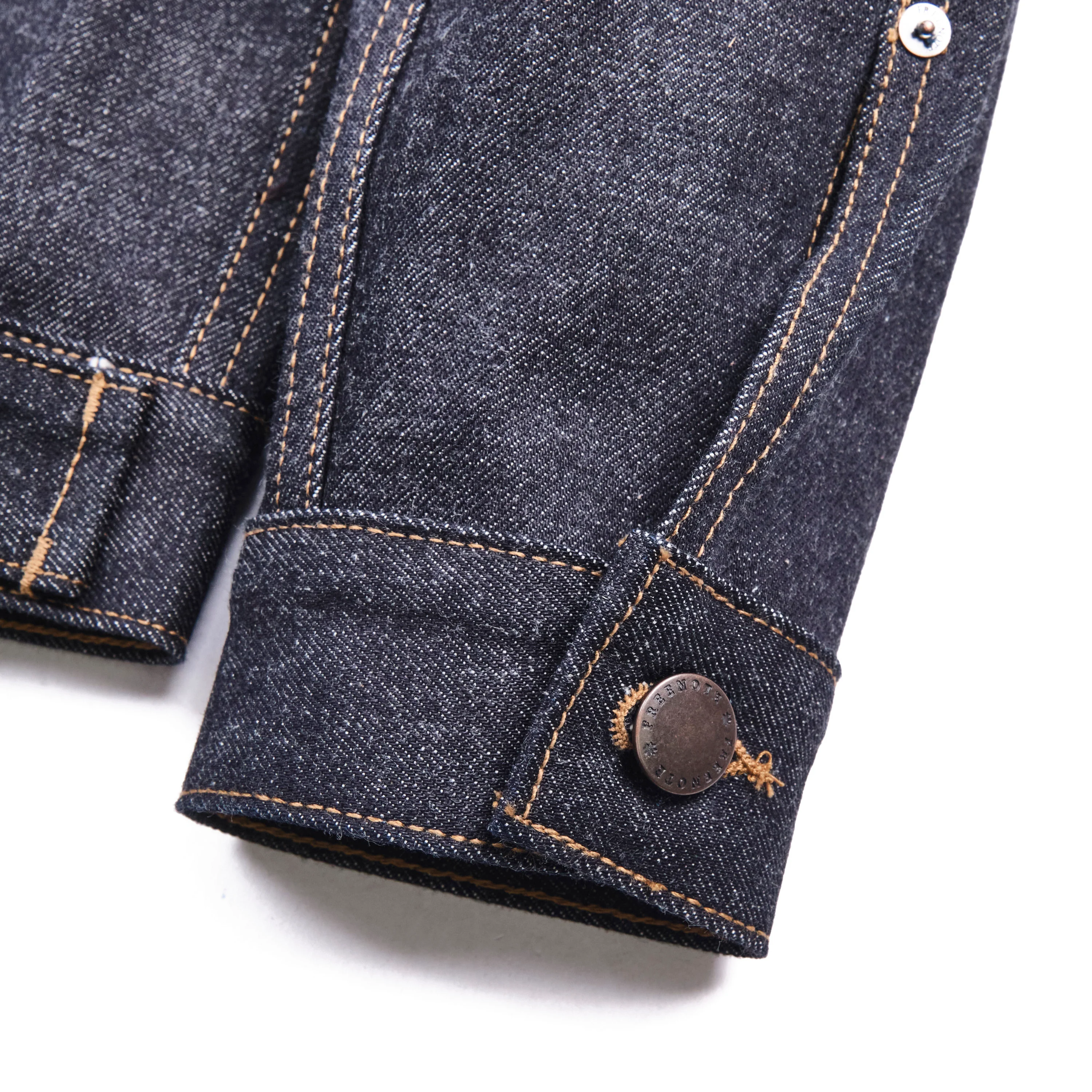Classic Denim Jacket 15 Ounce Unsinged Denim - Image 11