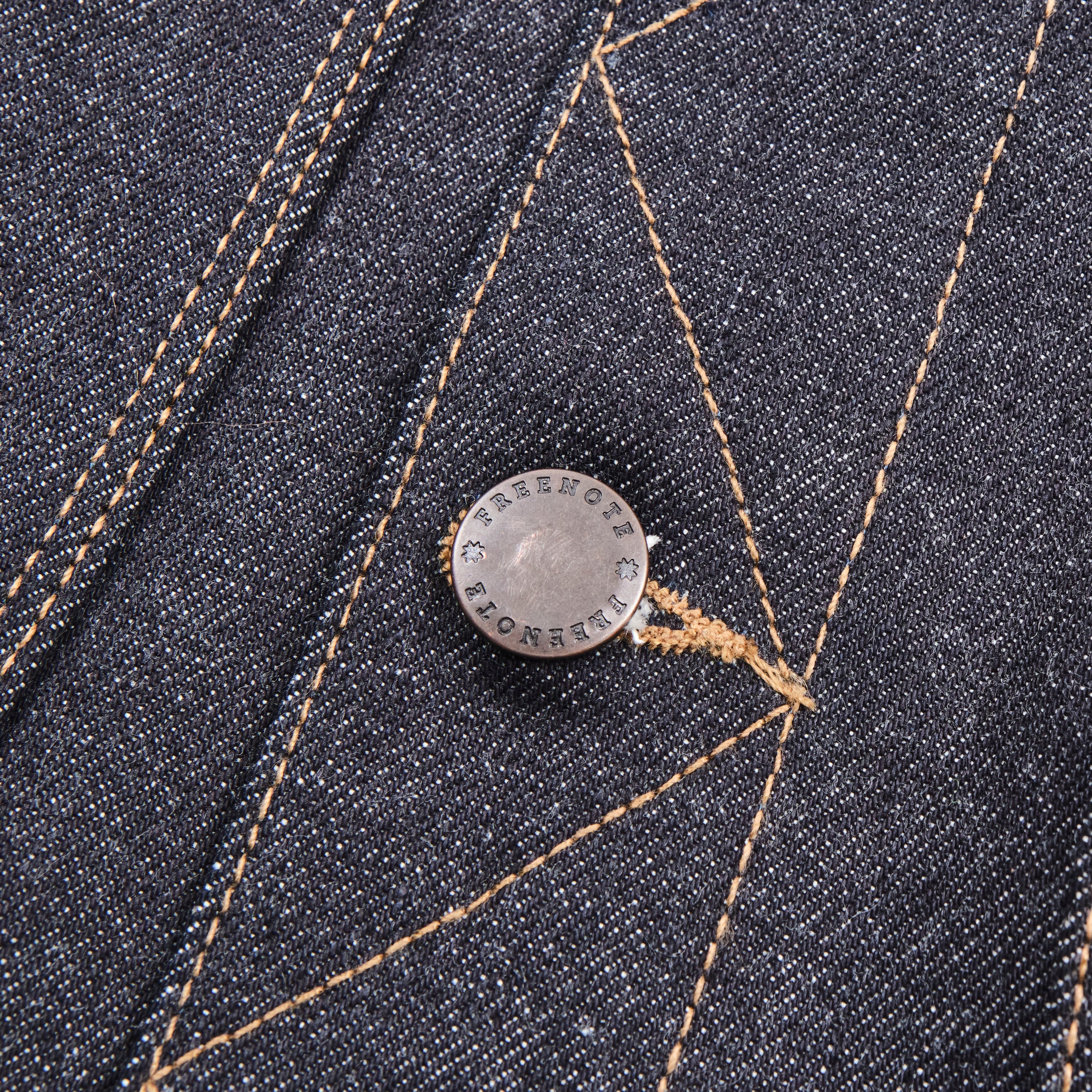Classic Denim Jacket 15 Ounce Unsinged Denim - Image 8
