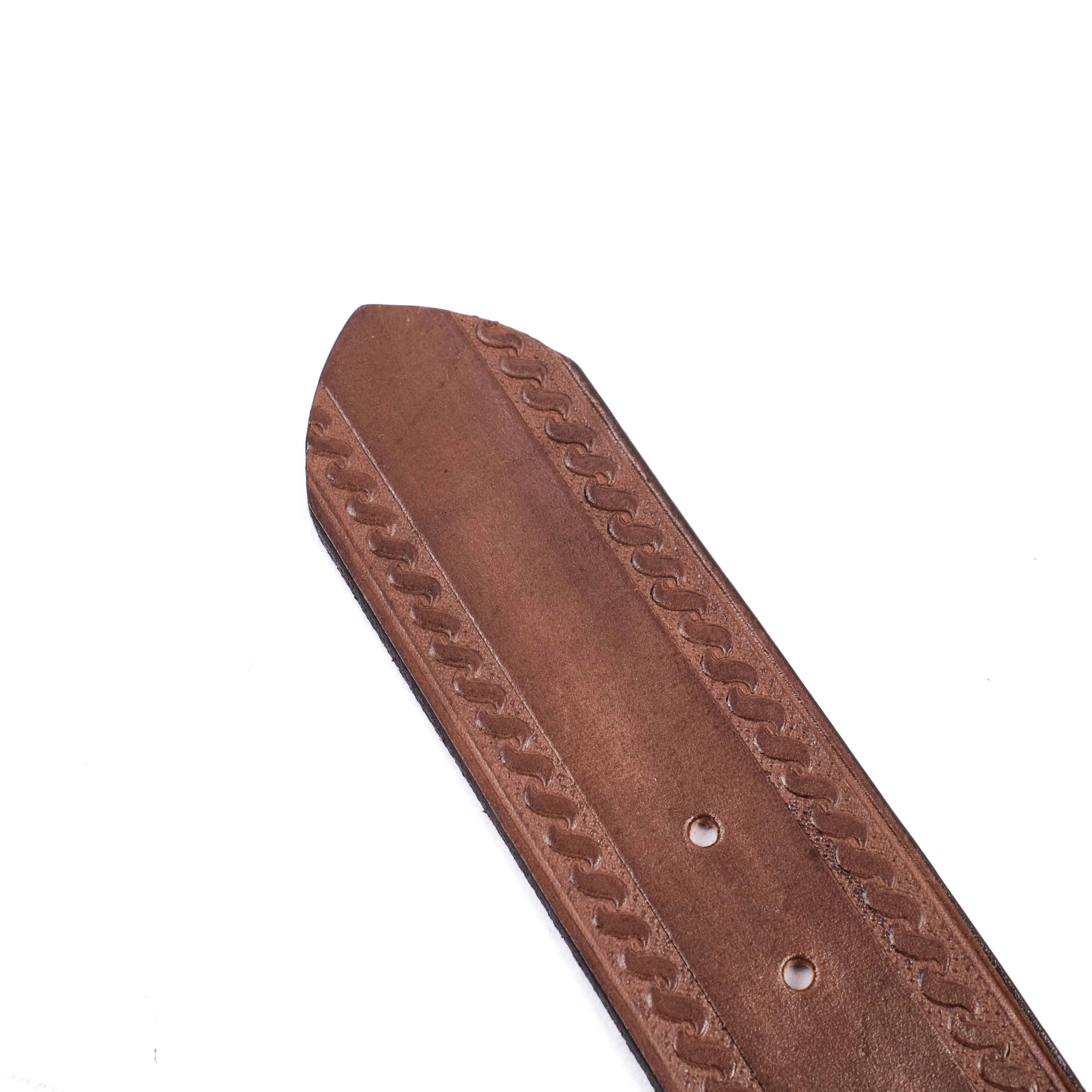 Codina Leather - Serpentine Spotted Garrison Belt Brown - Image 4