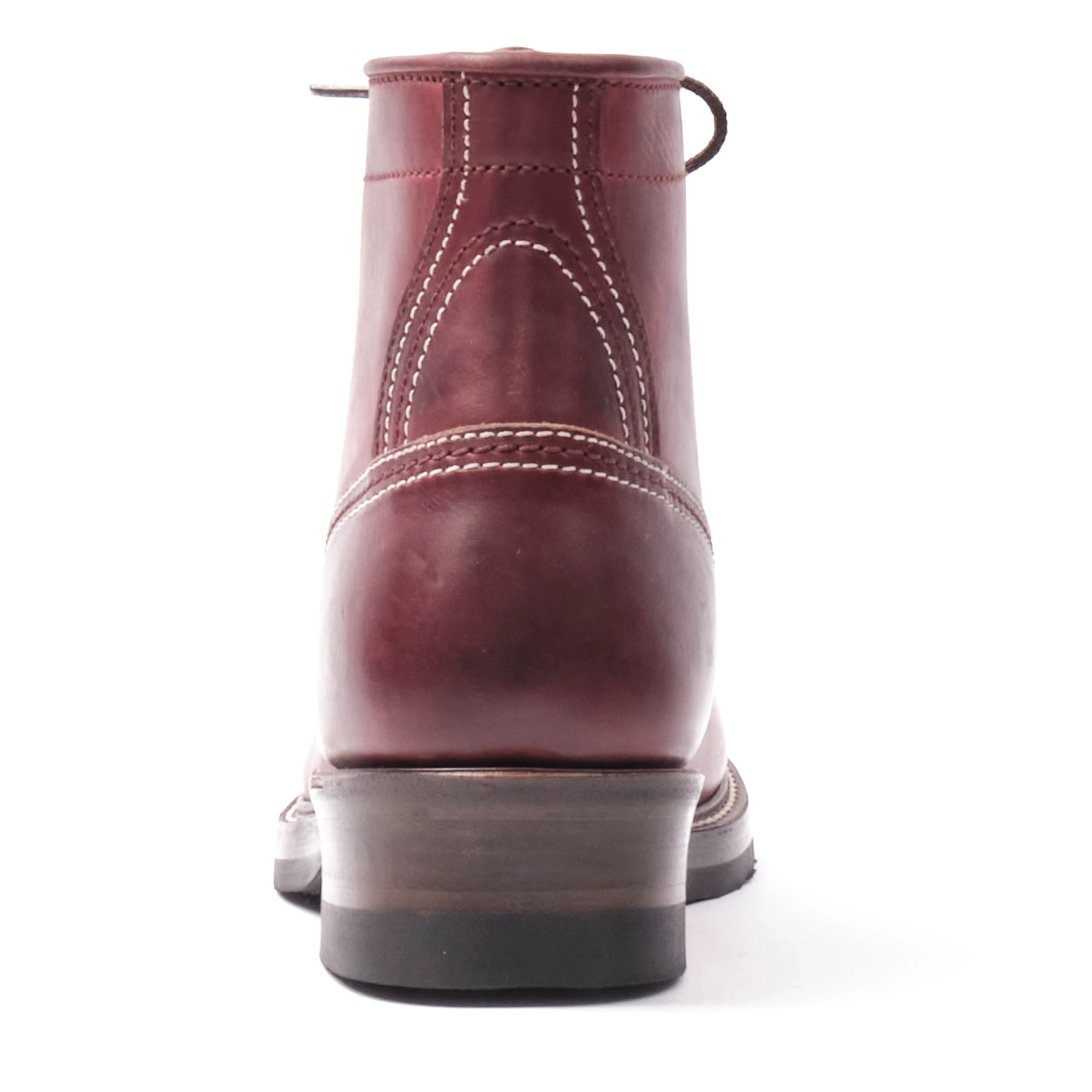 John Lofgren Donkey Puncher Boots Horween Burgundy Chromexcel - Image 6