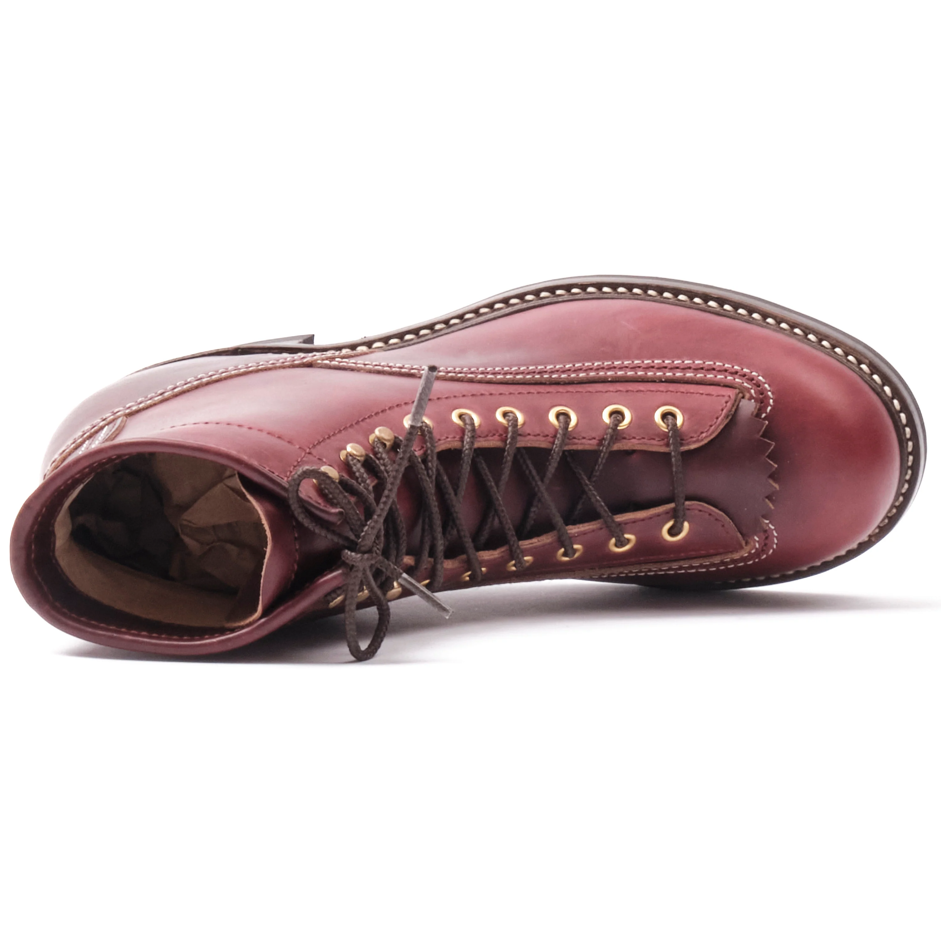 John Lofgren Donkey Puncher Boots Horween Burgundy Chromexcel - Image 7