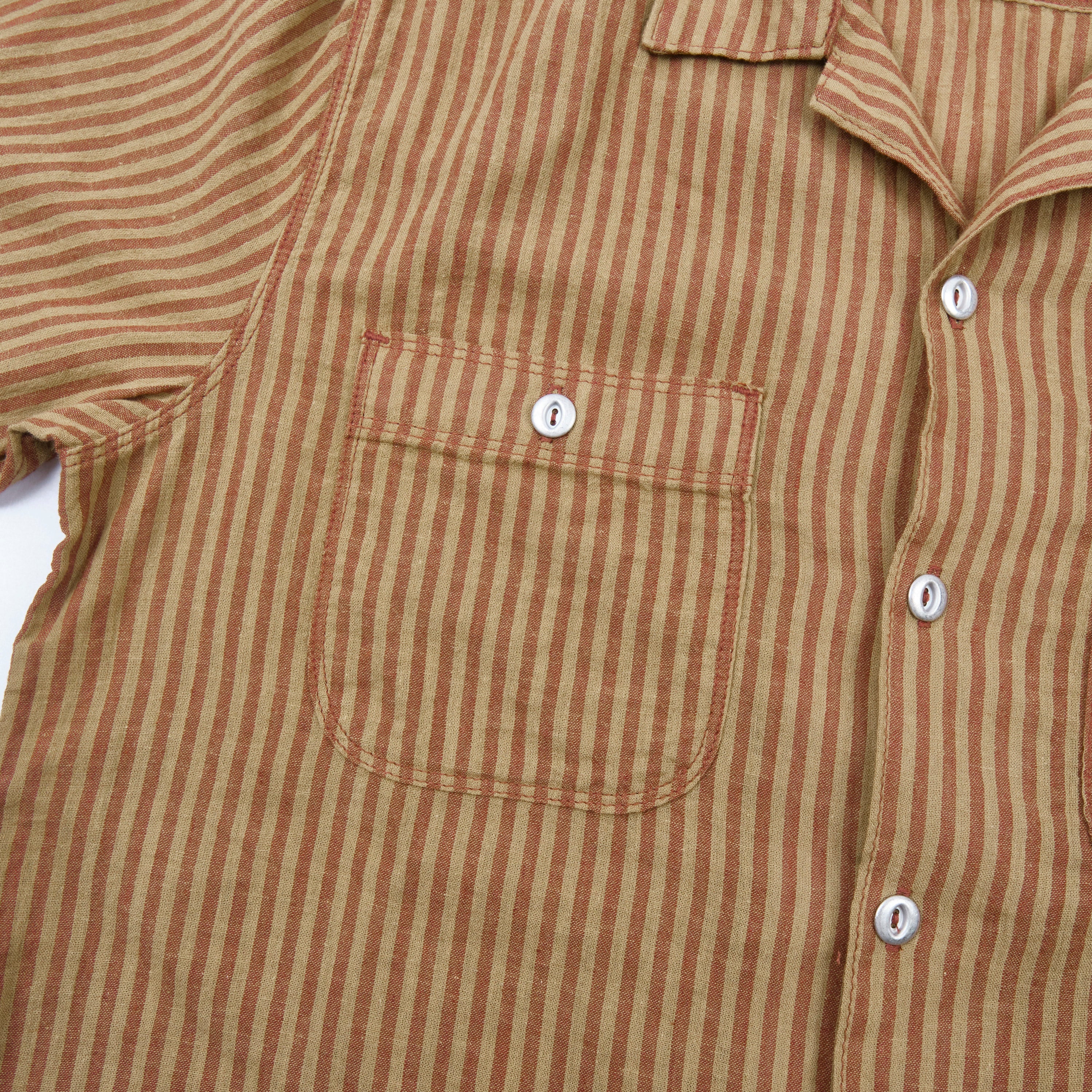 Dayton Terracotta Stripe - Image 5