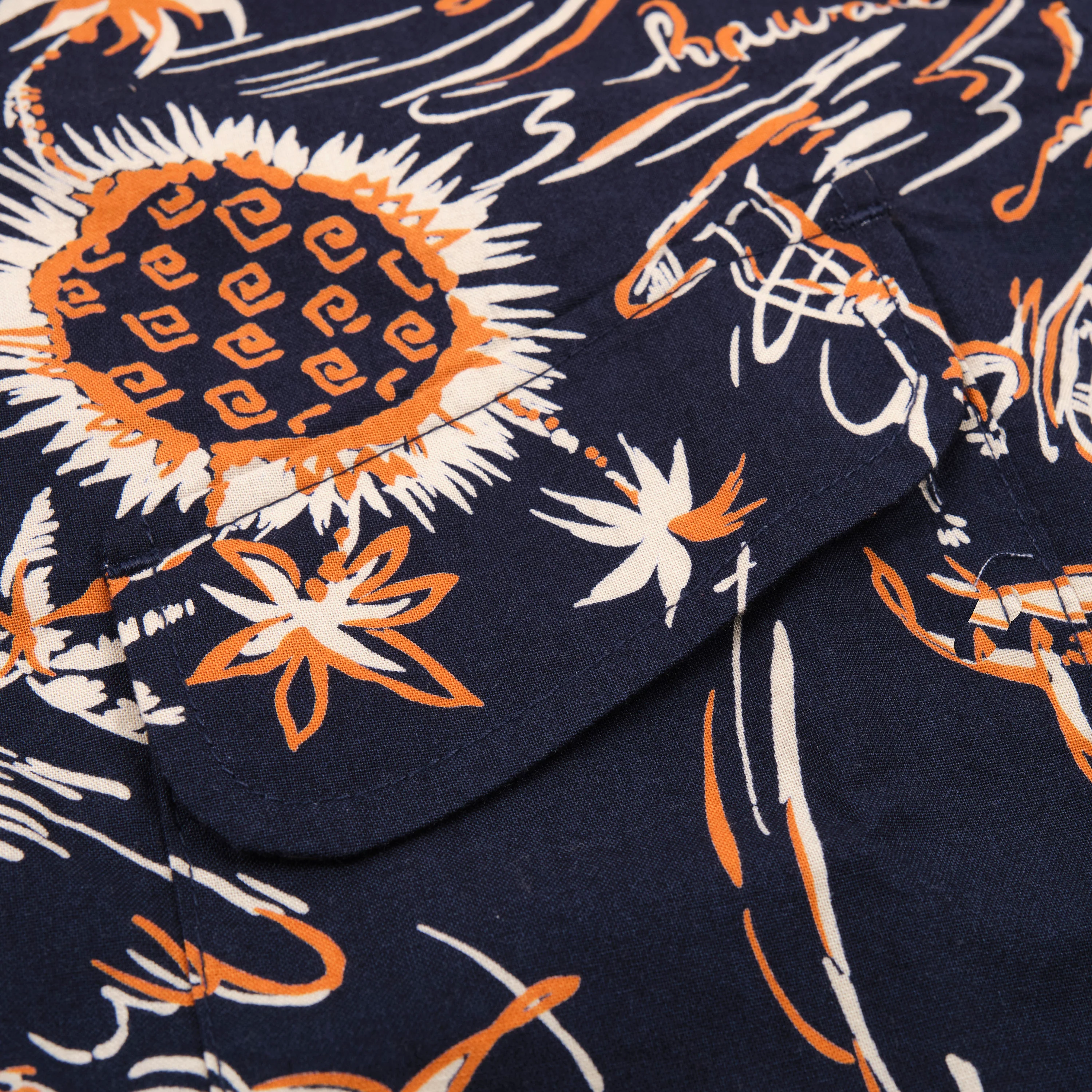 Dean Double Pocket Aloha Navy - Image 7