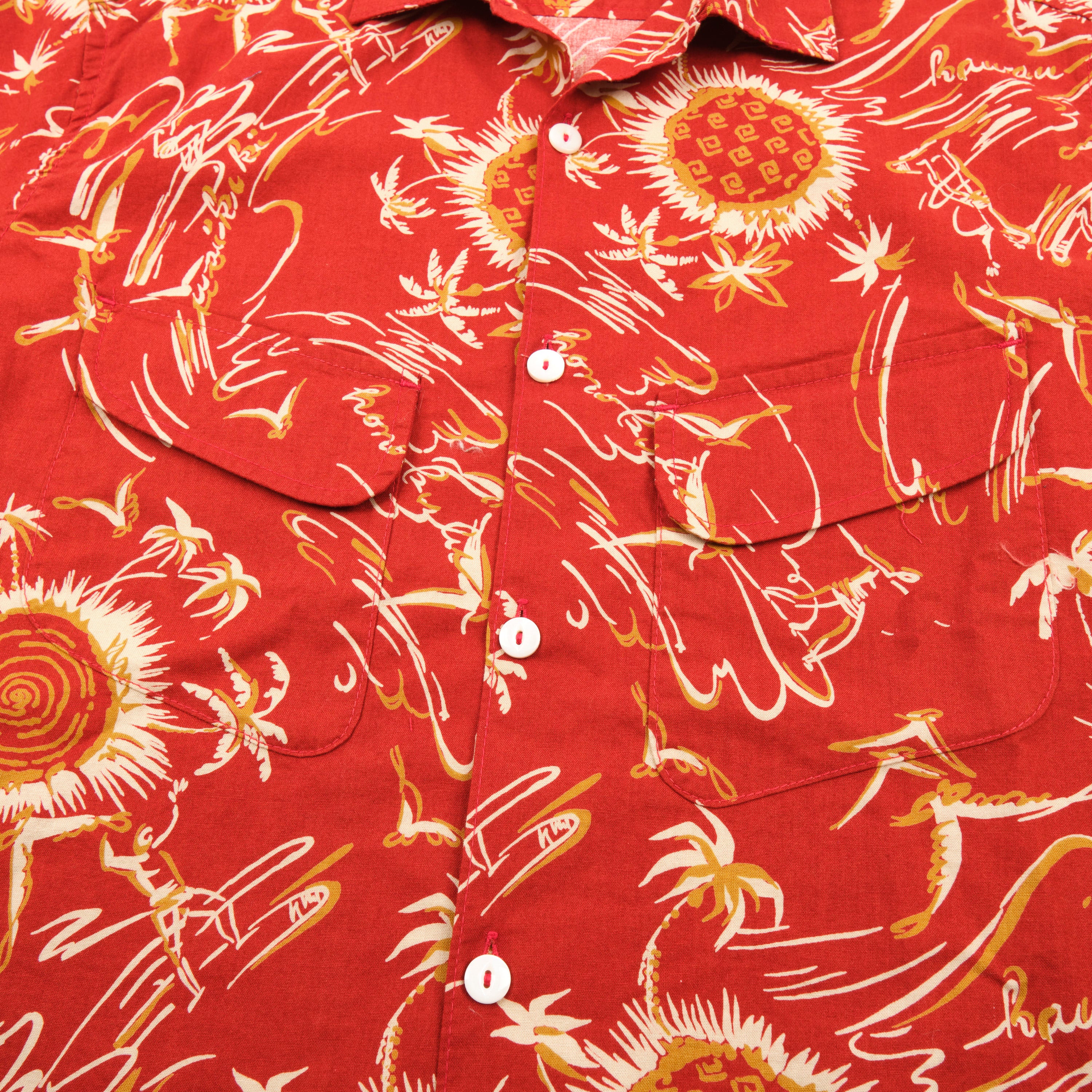Dean Double Pocket Aloha Red - Image 4