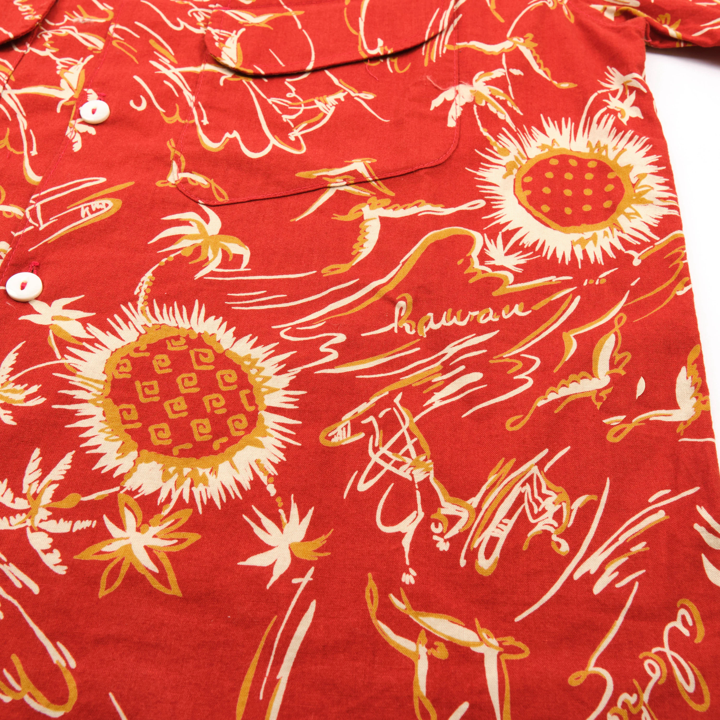 Dean Double Pocket Aloha Red - Image 5