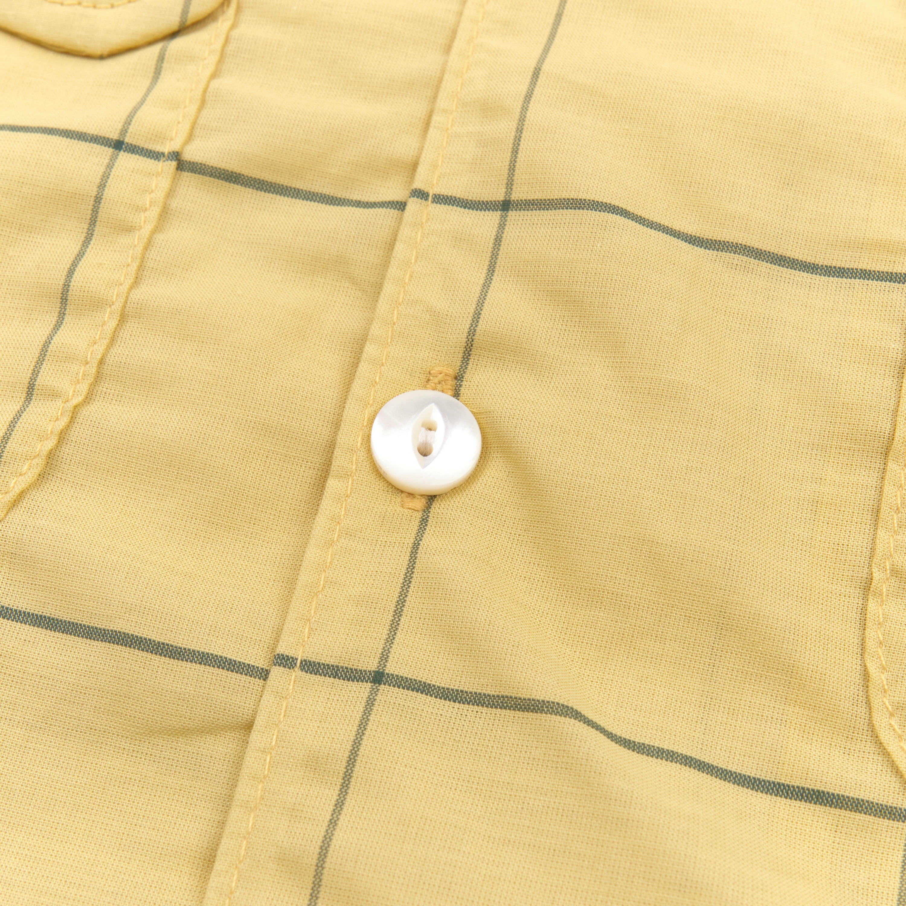 Dean Double Pocket Yellow Check - Image 5