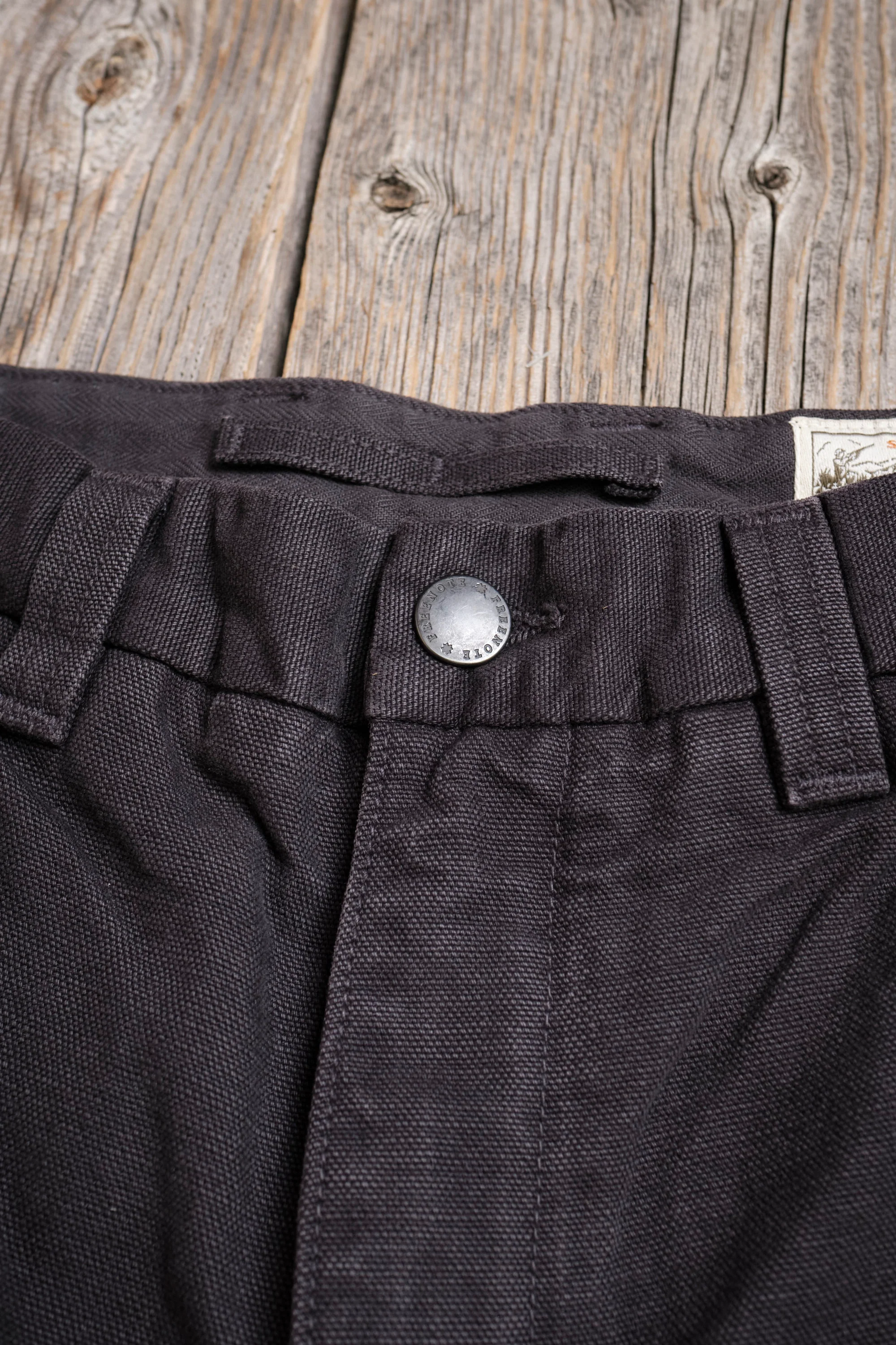 Deck Pant 14 Ounce Slub Black - Image 6