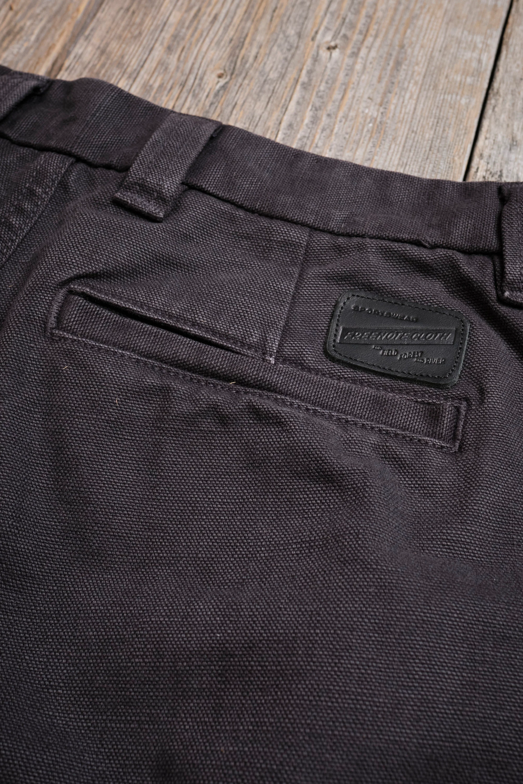 Deck Pant 14 Ounce Slub Black - Image 8