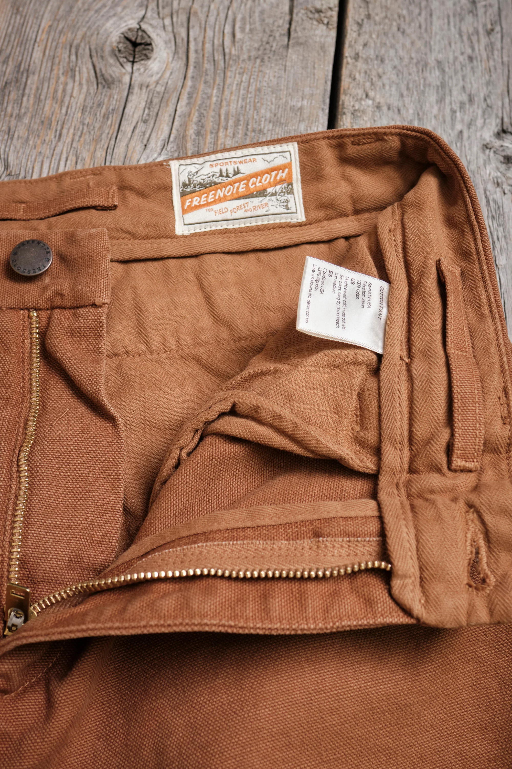 Deck Pant 14 Ounce Slub Rust - Image 7