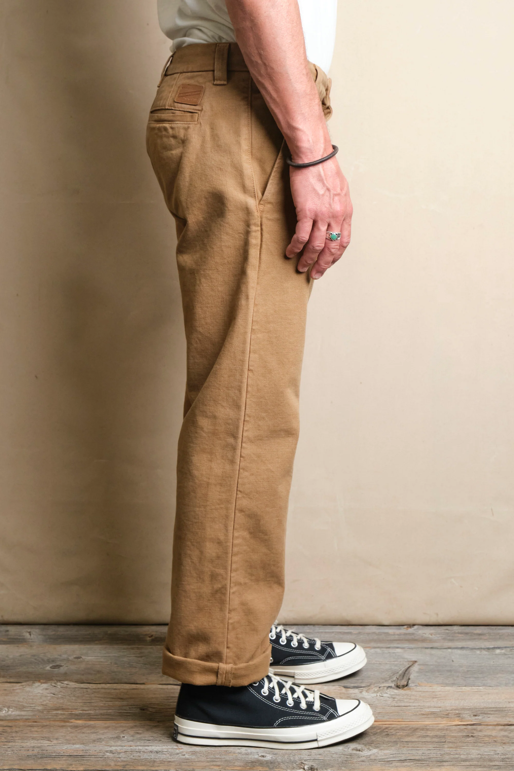 Deck Pant 14 Ounce Slub Tan - Image 3