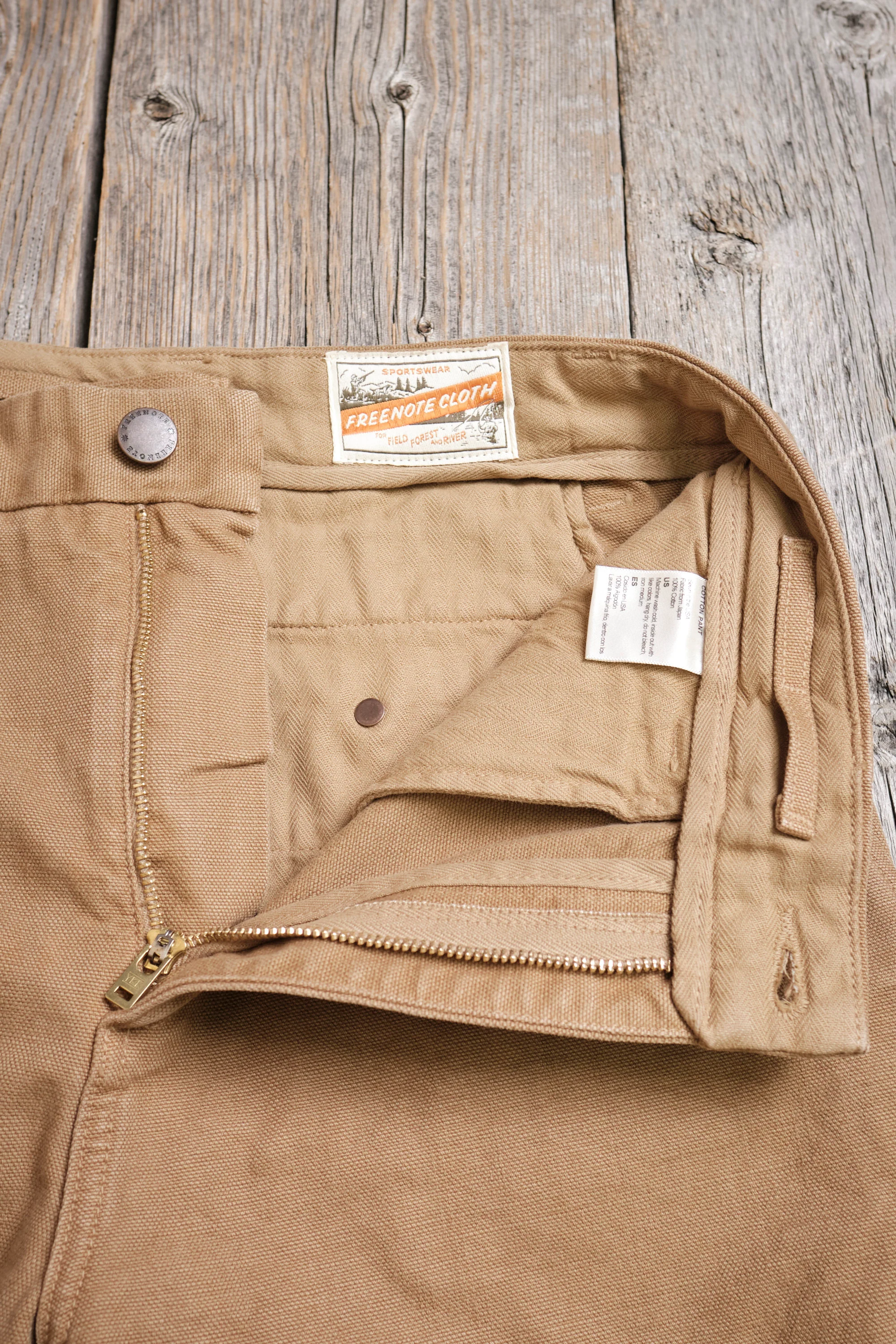 Deck Pant 14 Ounce Slub Tan - Image 7