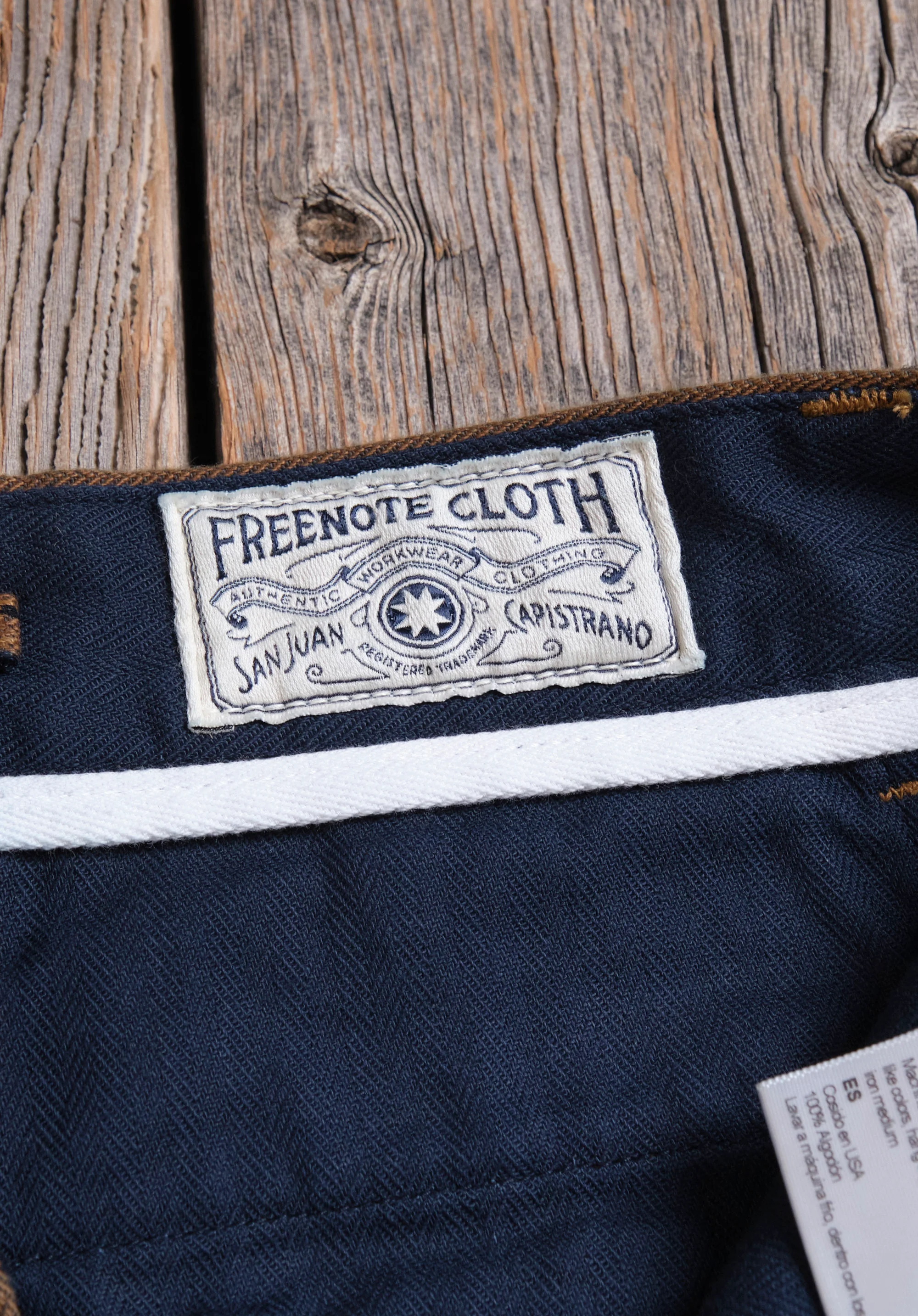 Deck Pant Brown Herringbone Dobby - Image 7