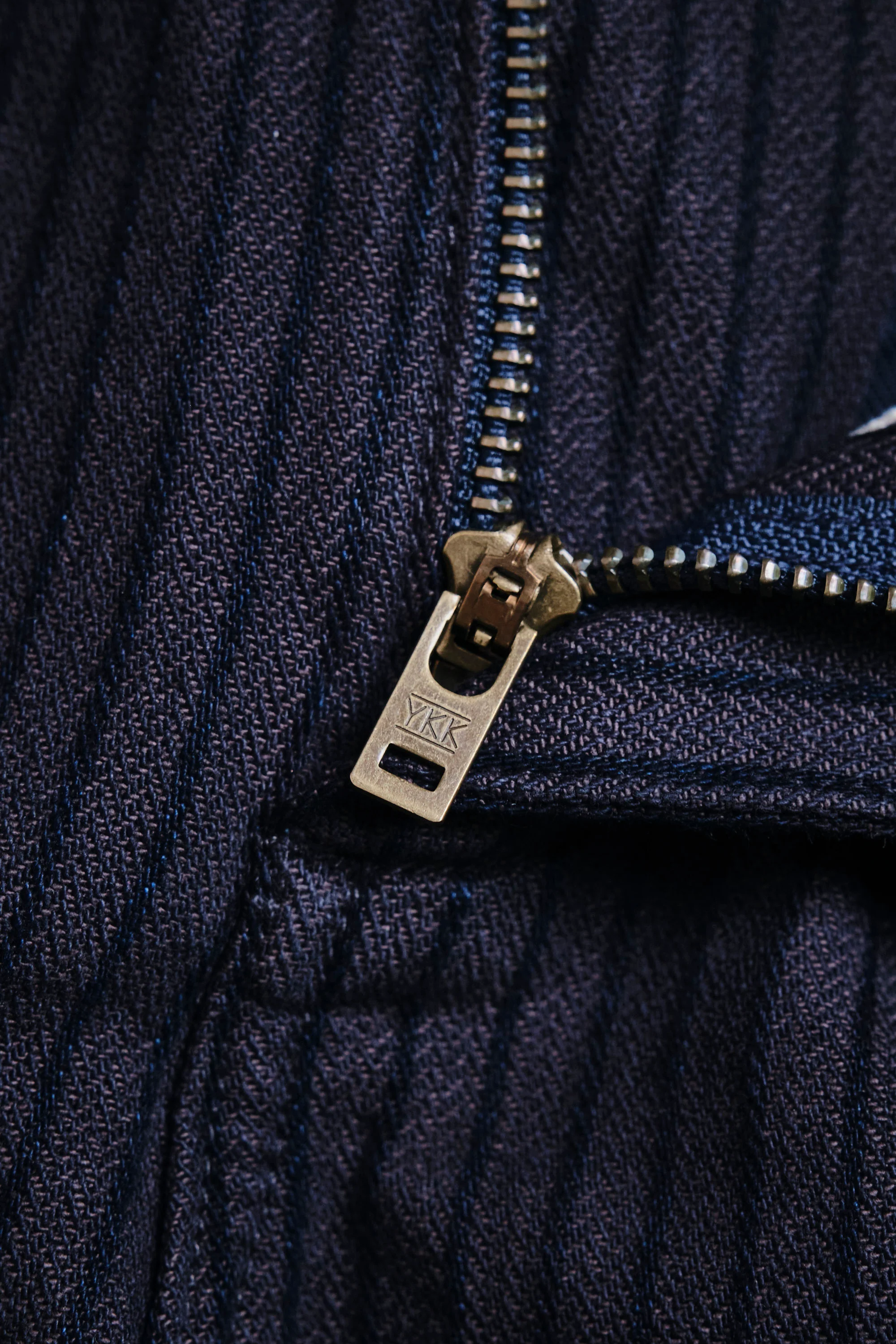 Deck Pant Indigo Herringbone Dobby - Image 11