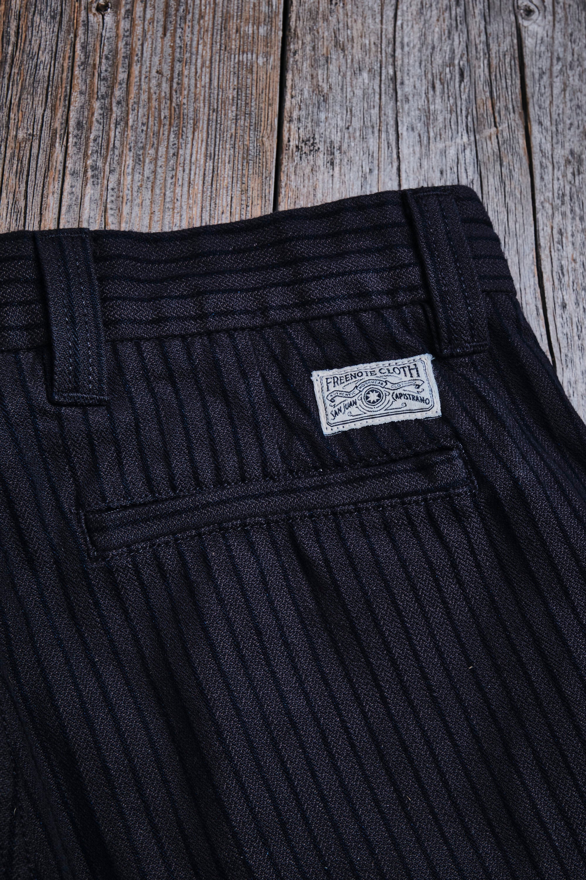 Deck Pant Indigo Herringbone Dobby - Image 12