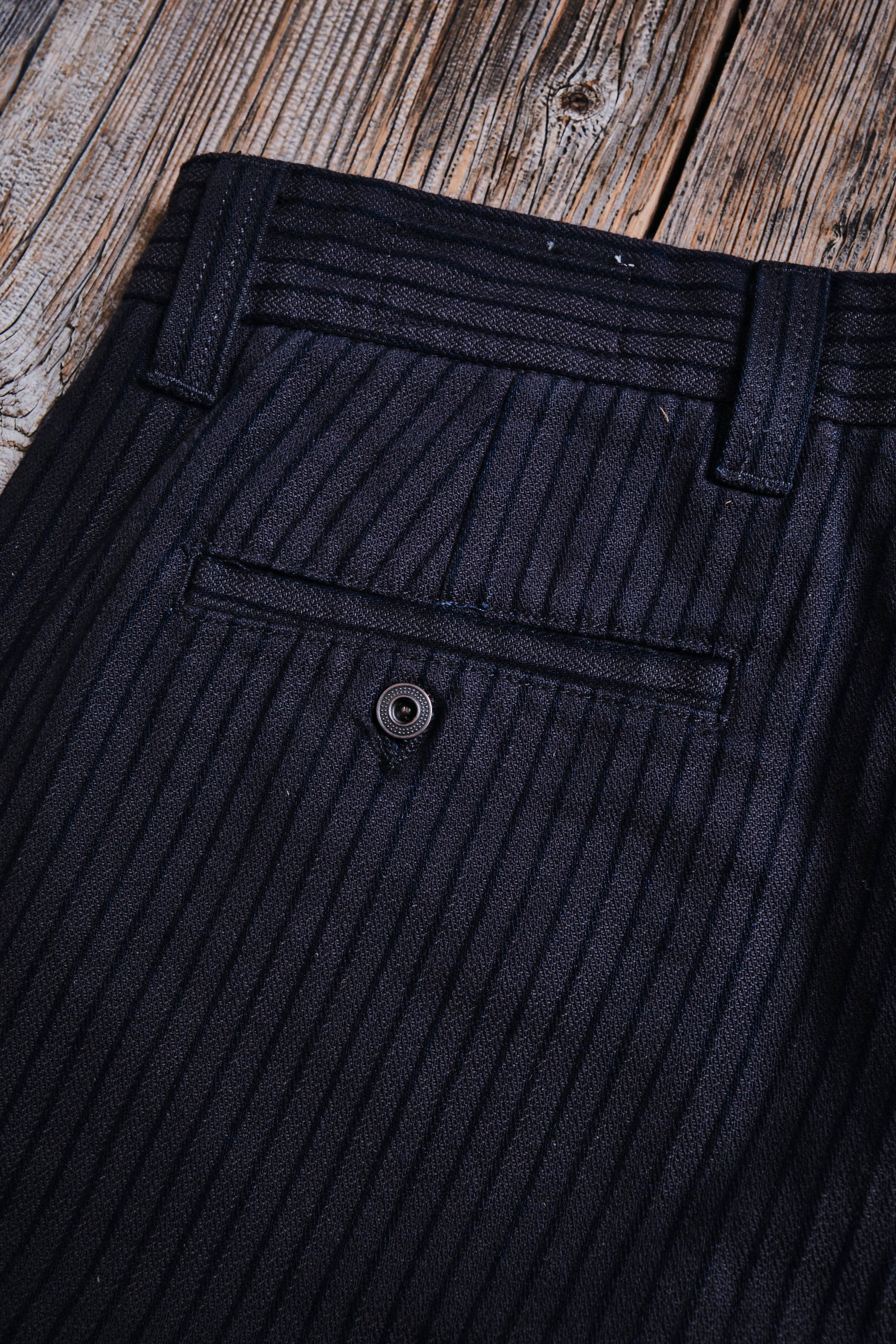 Deck Pant Indigo Herringbone Dobby - Image 13