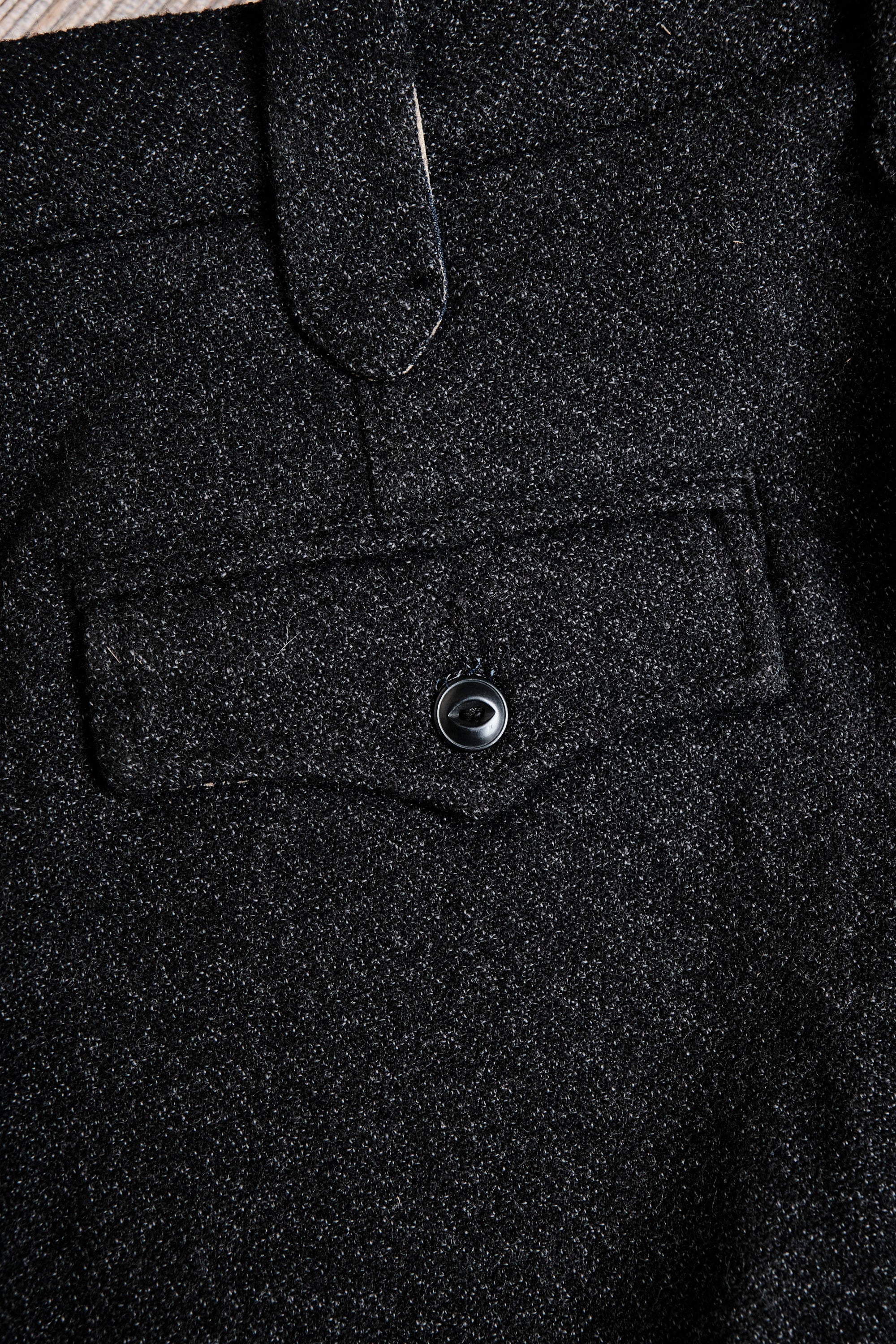 Duster Pant Black Wool - Image 12