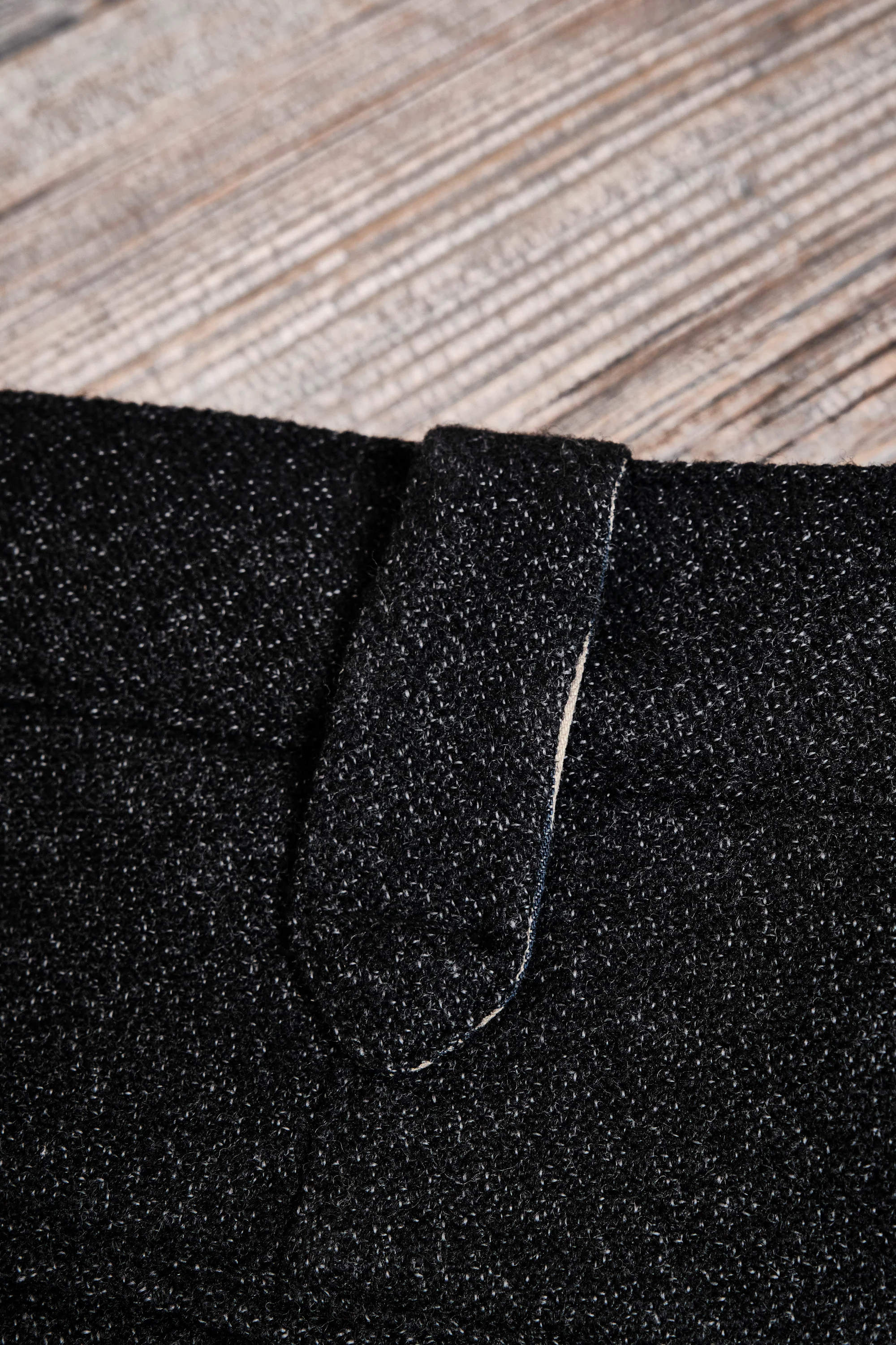 Duster Pant Black Wool - Image 13