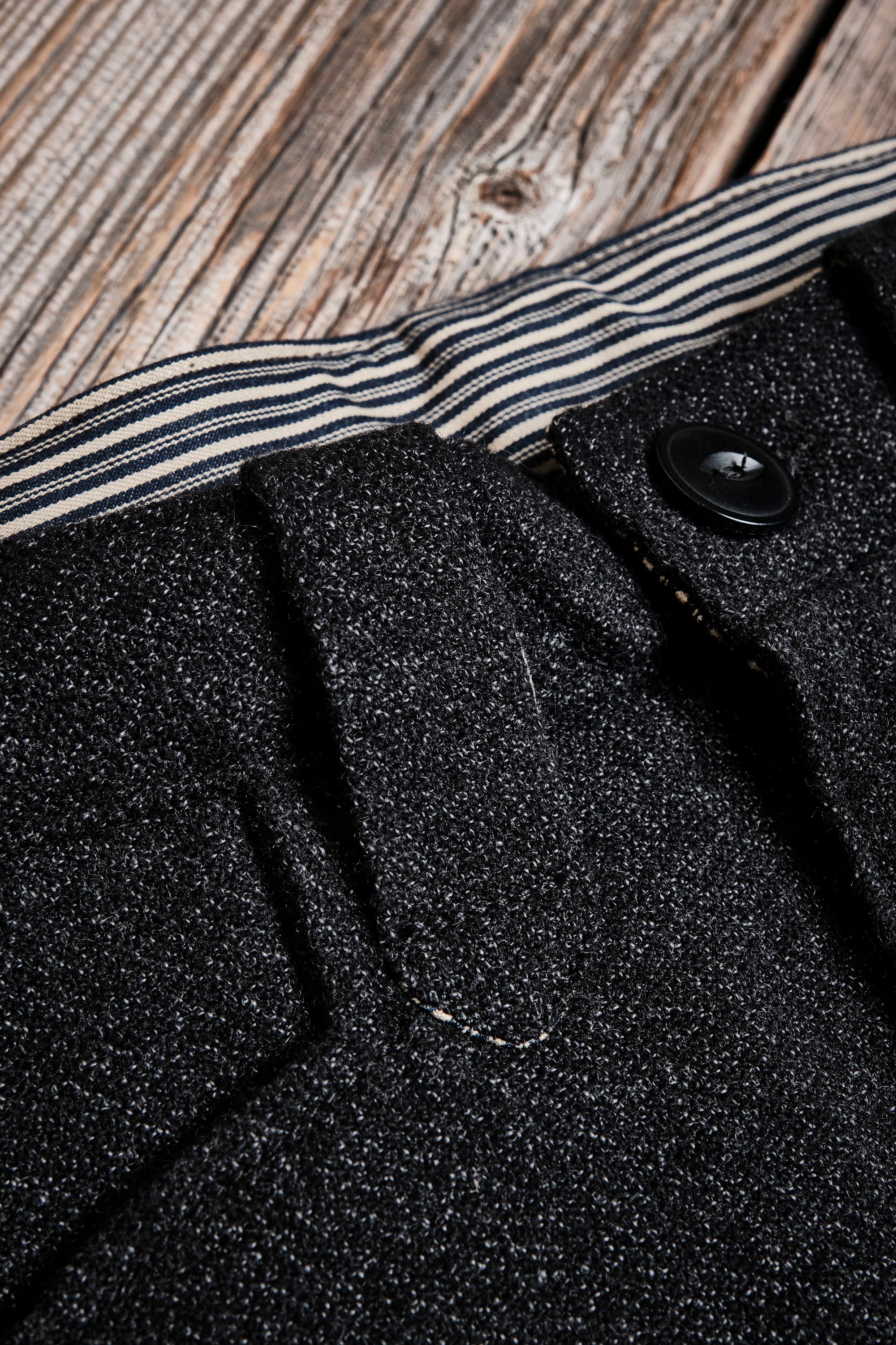 Duster Pant Black Wool - Image 6