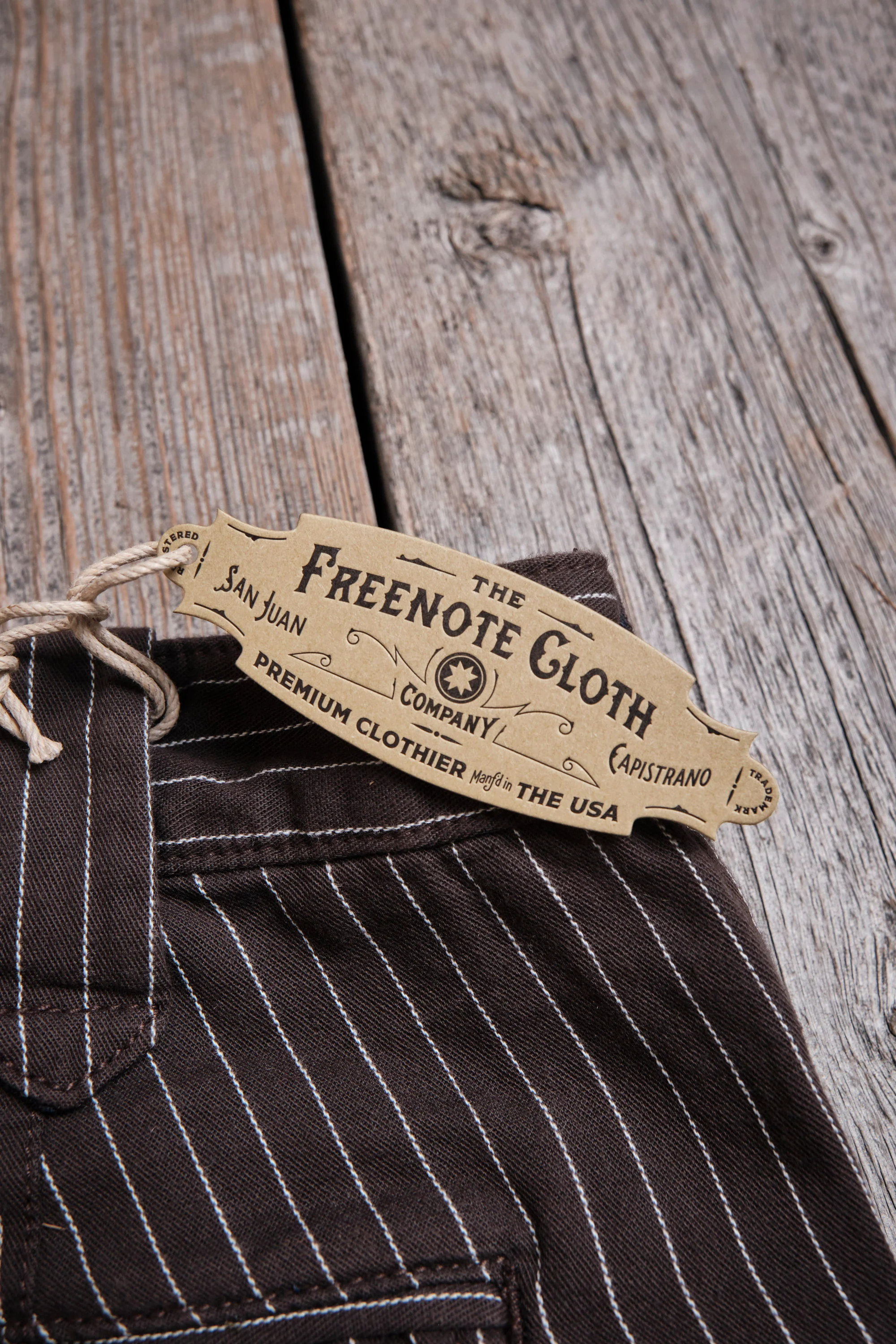 Duster Pant Brown Stripe - Image 10
