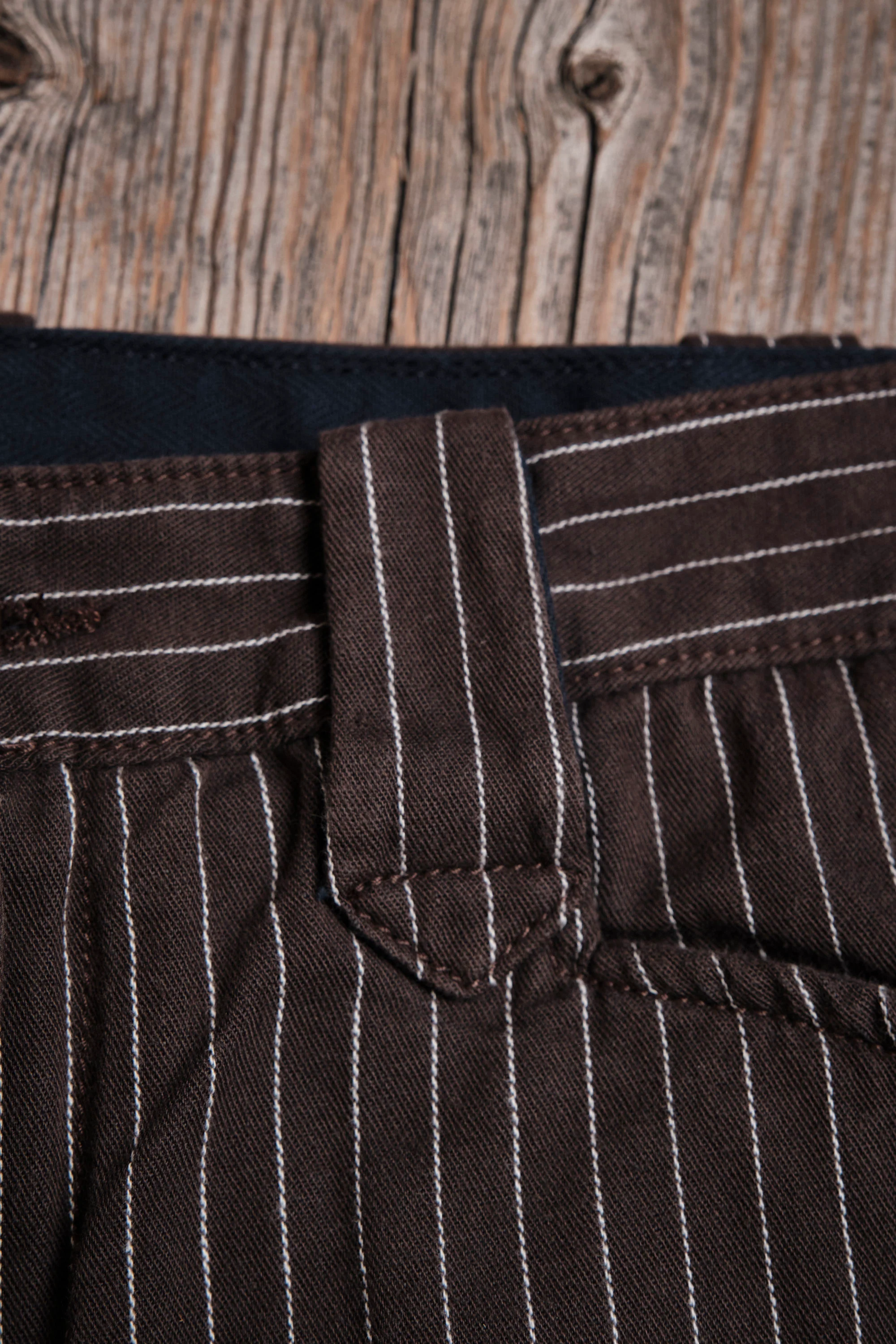 Duster Pant Brown Stripe - Image 12