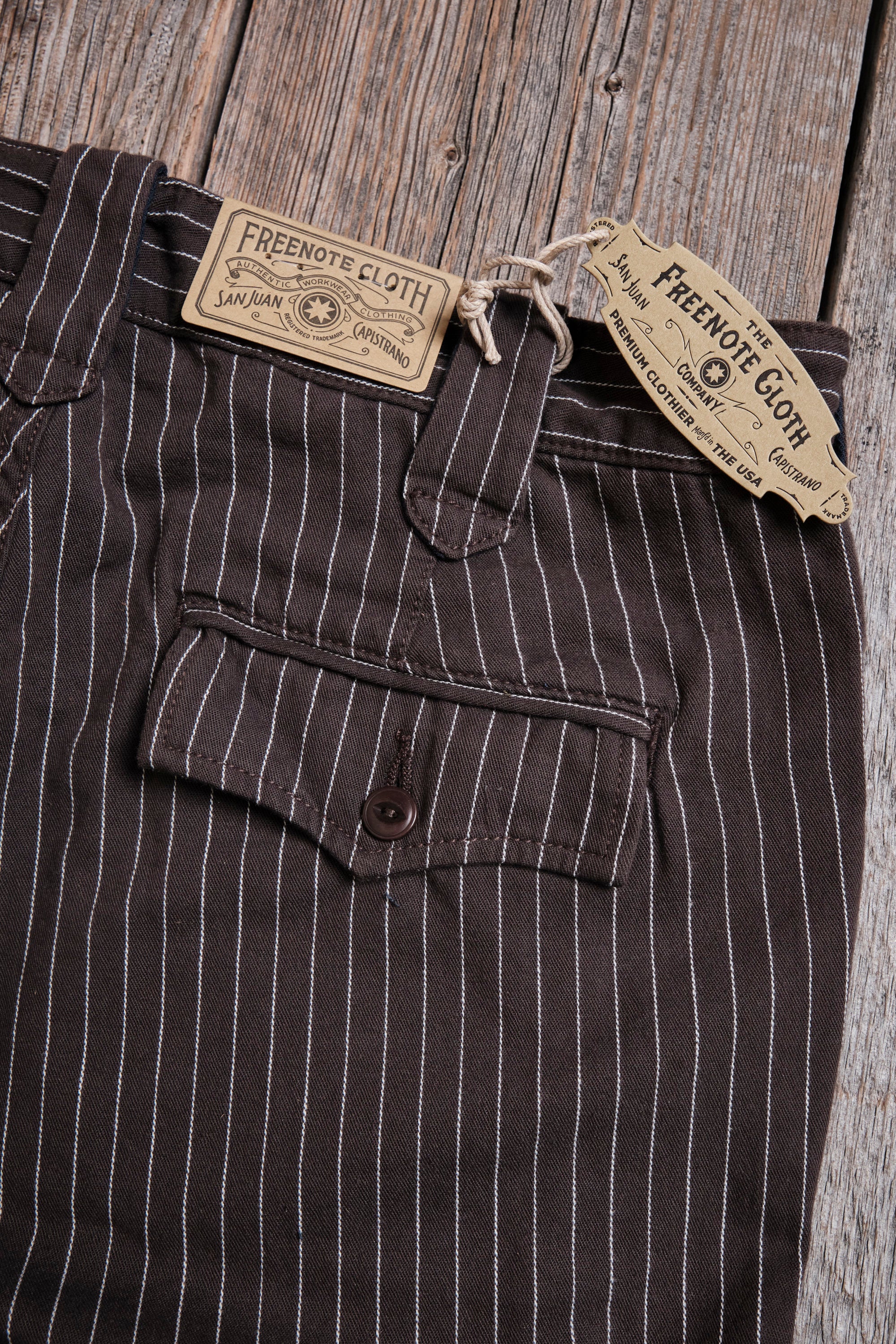 Duster Pant Brown Stripe - Image 13