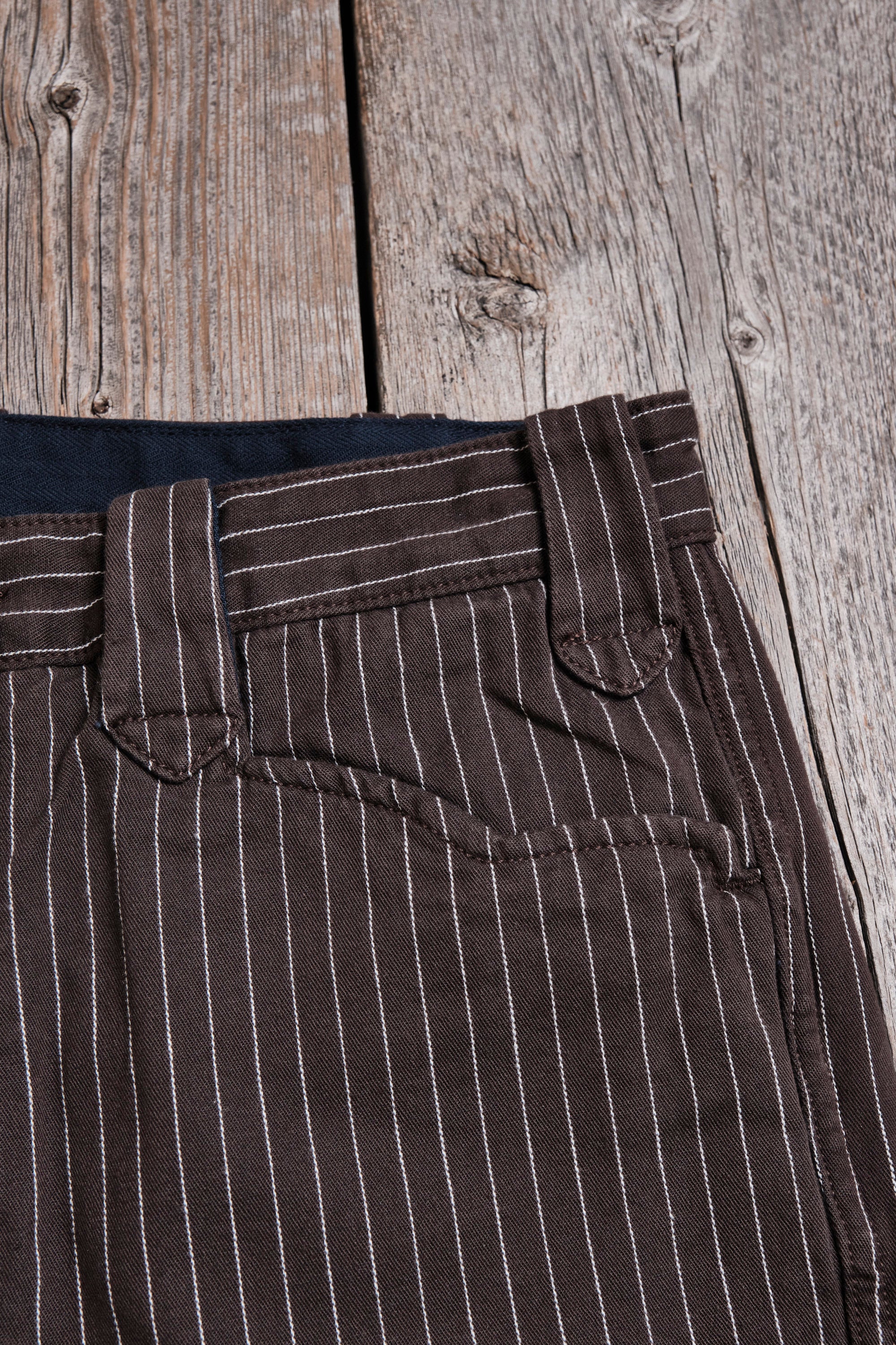 Duster Pant Brown Stripe - Image 6