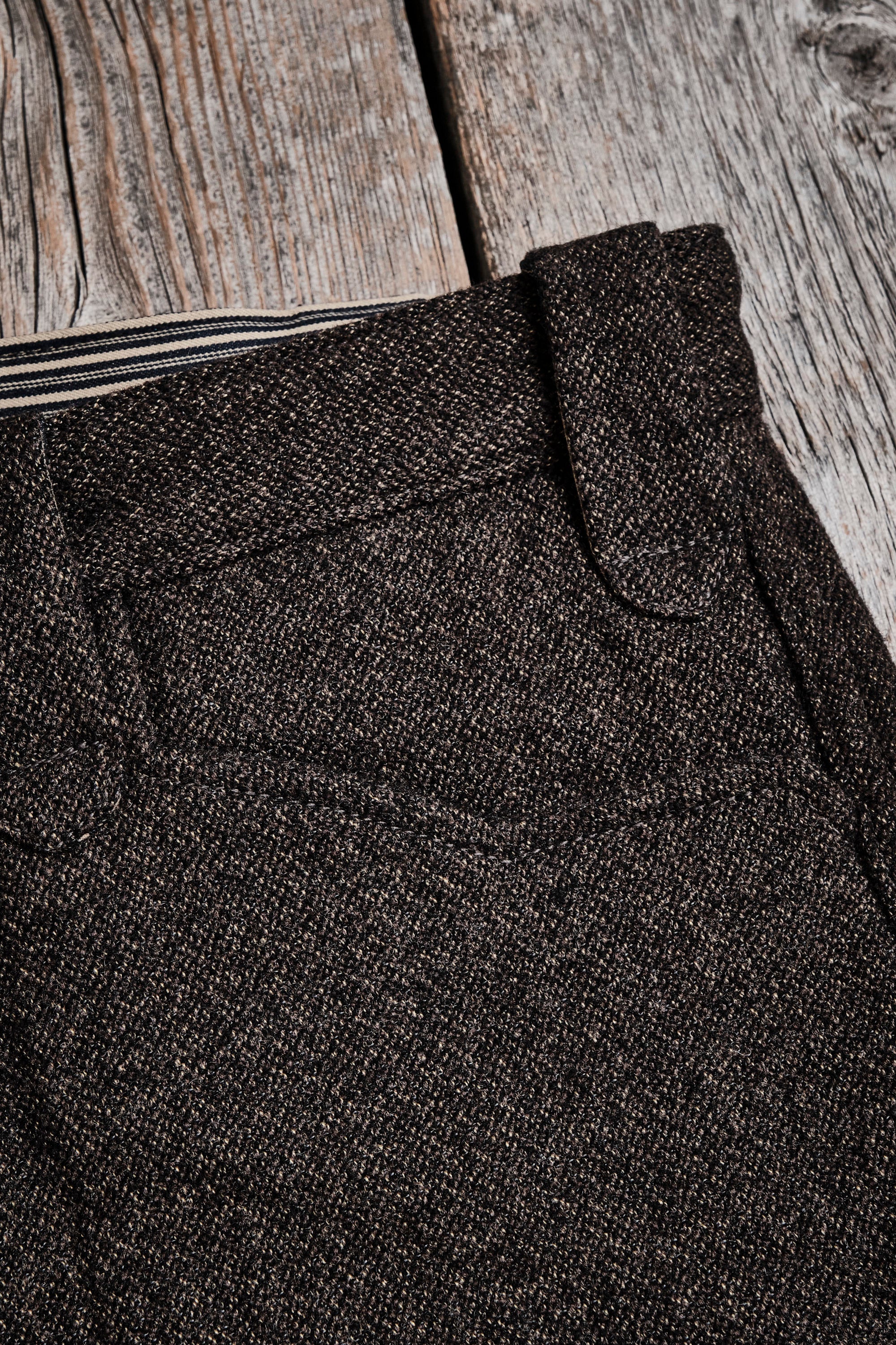 Duster Pant Brown Wool - Image 5