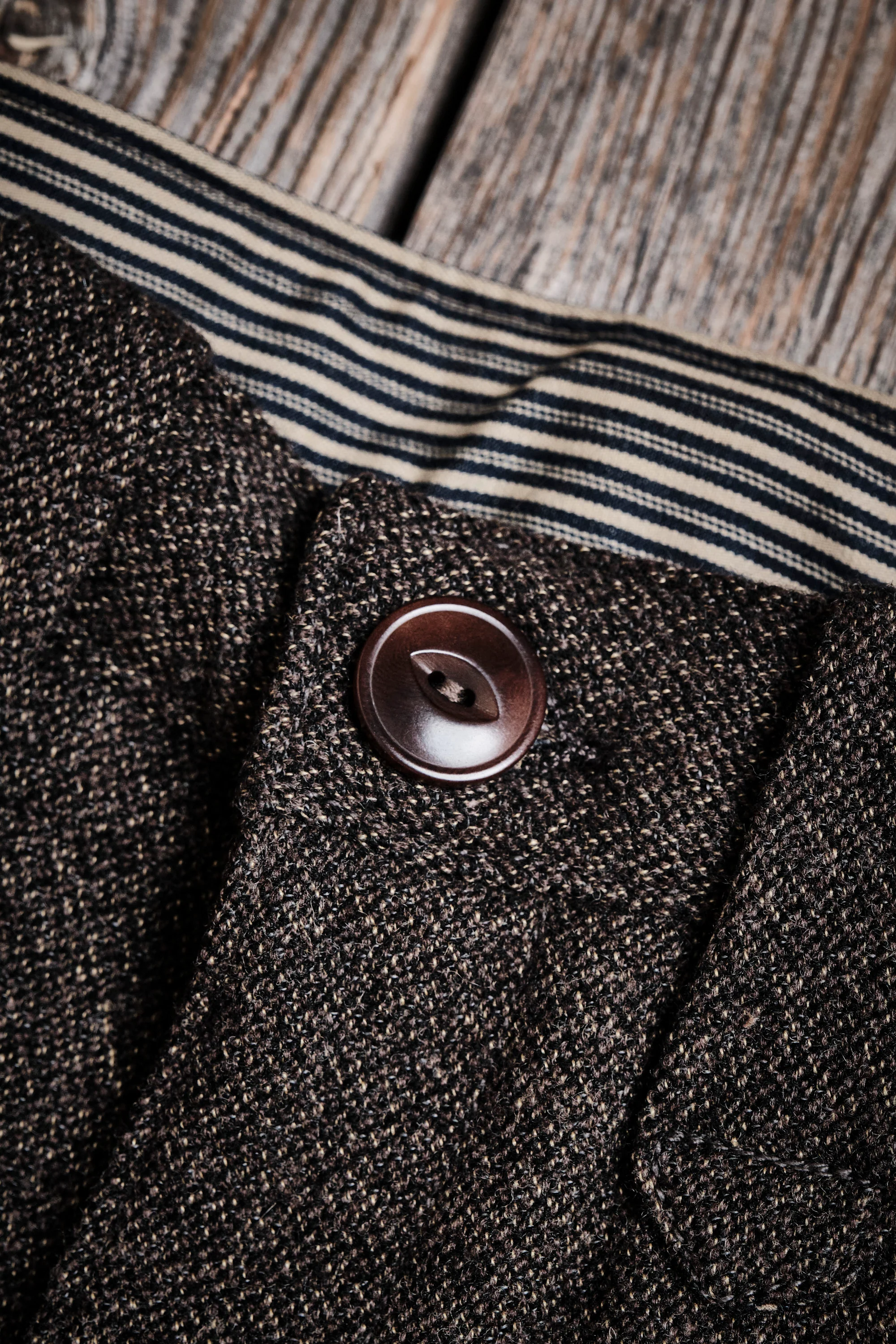 Duster Pant Brown Wool - Image 6