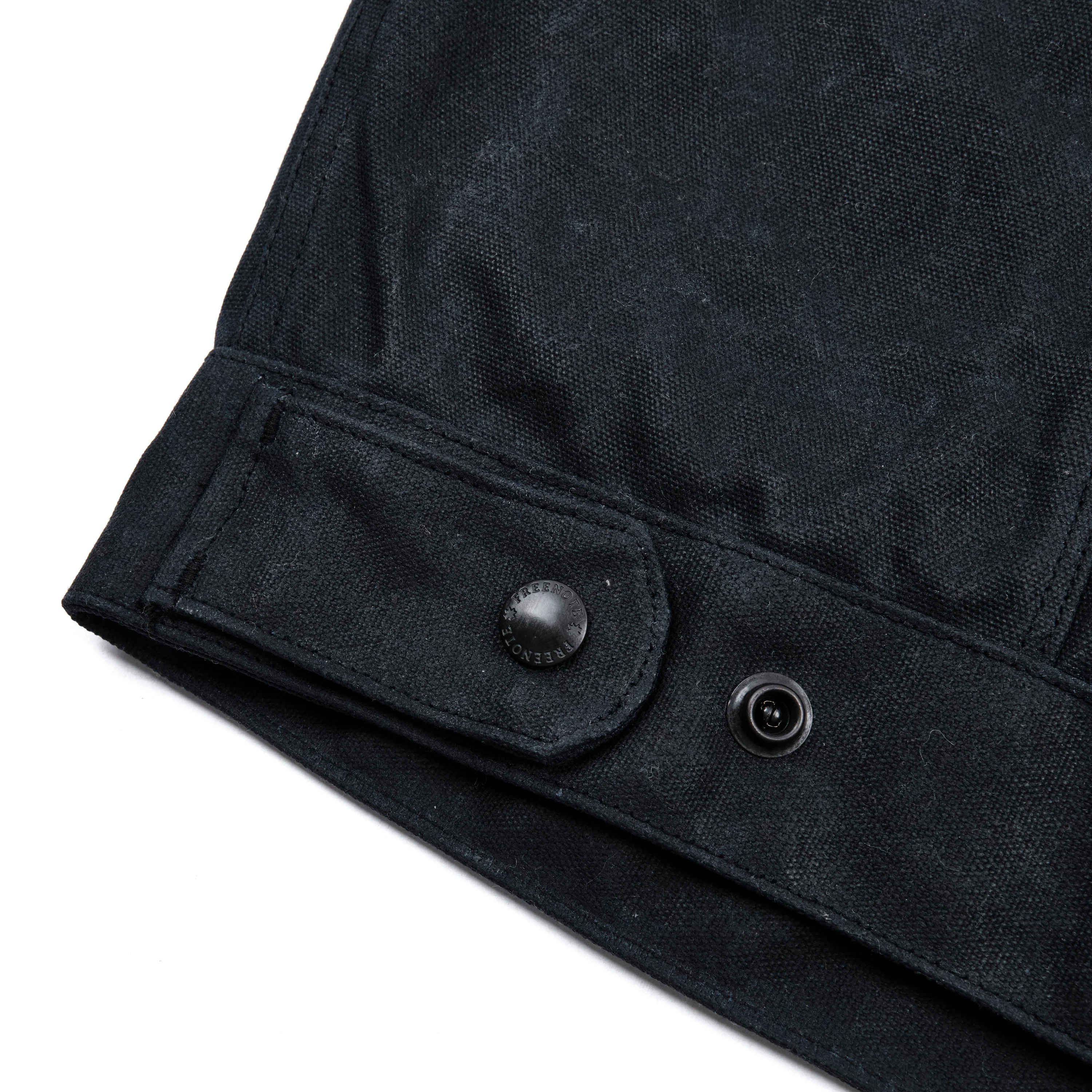 Faro Black Heavy Waxed Canvas Blue Plaid - Image 9