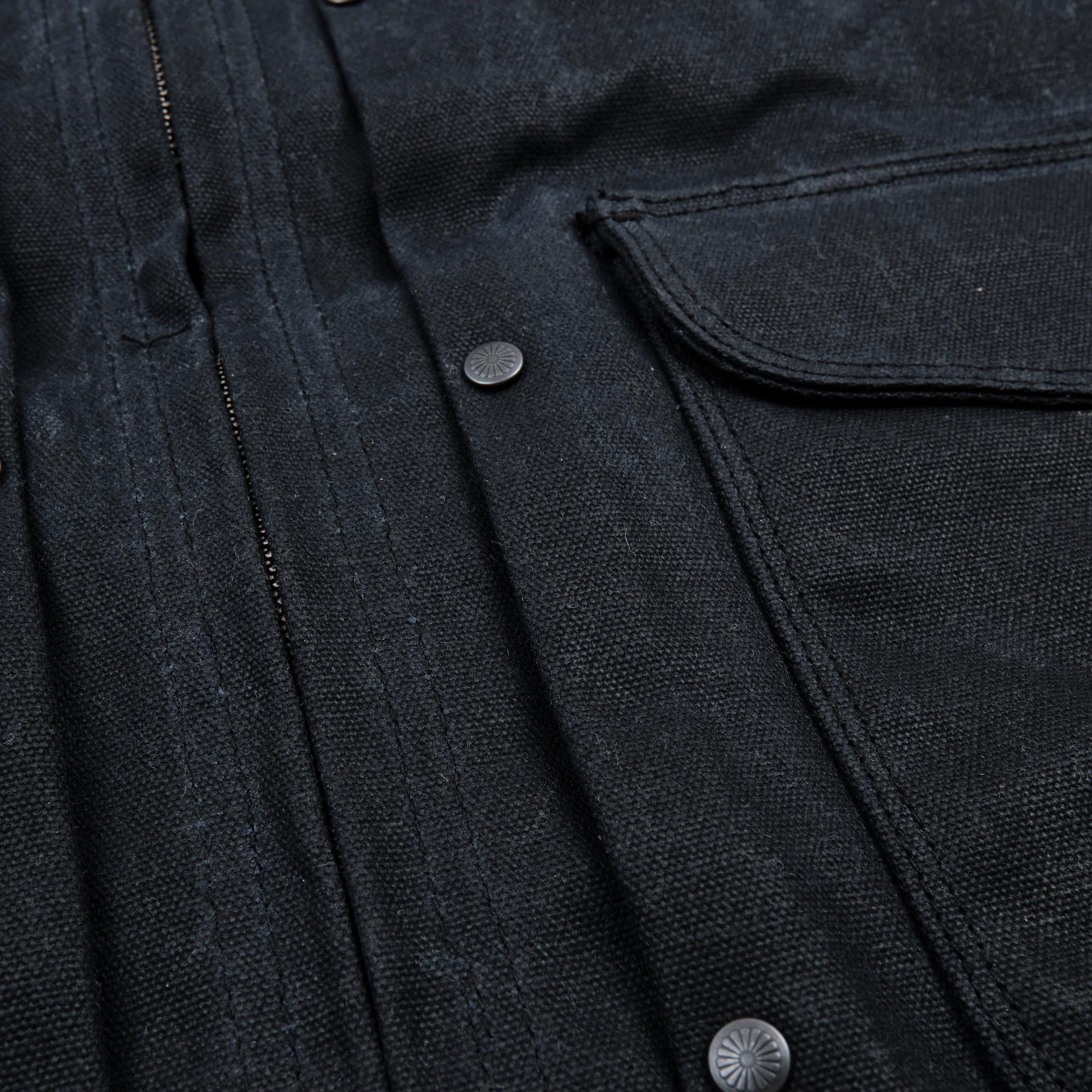 Faro Black Heavy Waxed Canvas Navy Southwest - Image 6