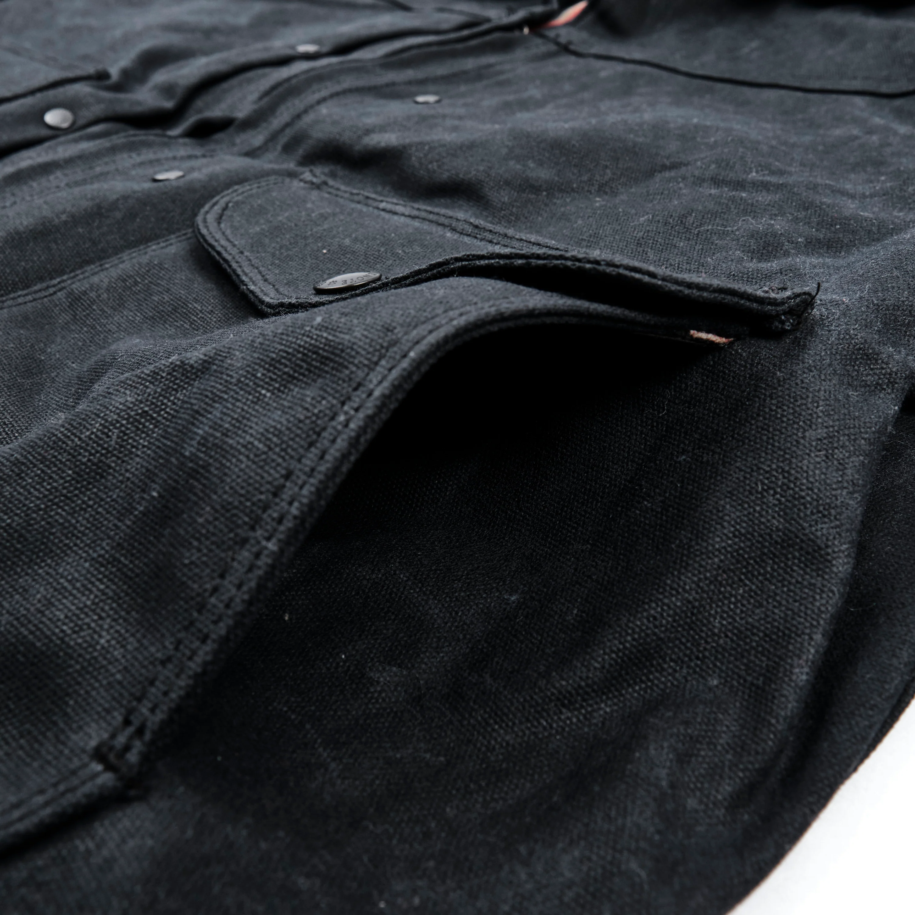 Faro Black Heavy Waxed Canvas Navy Southwest - Image 8