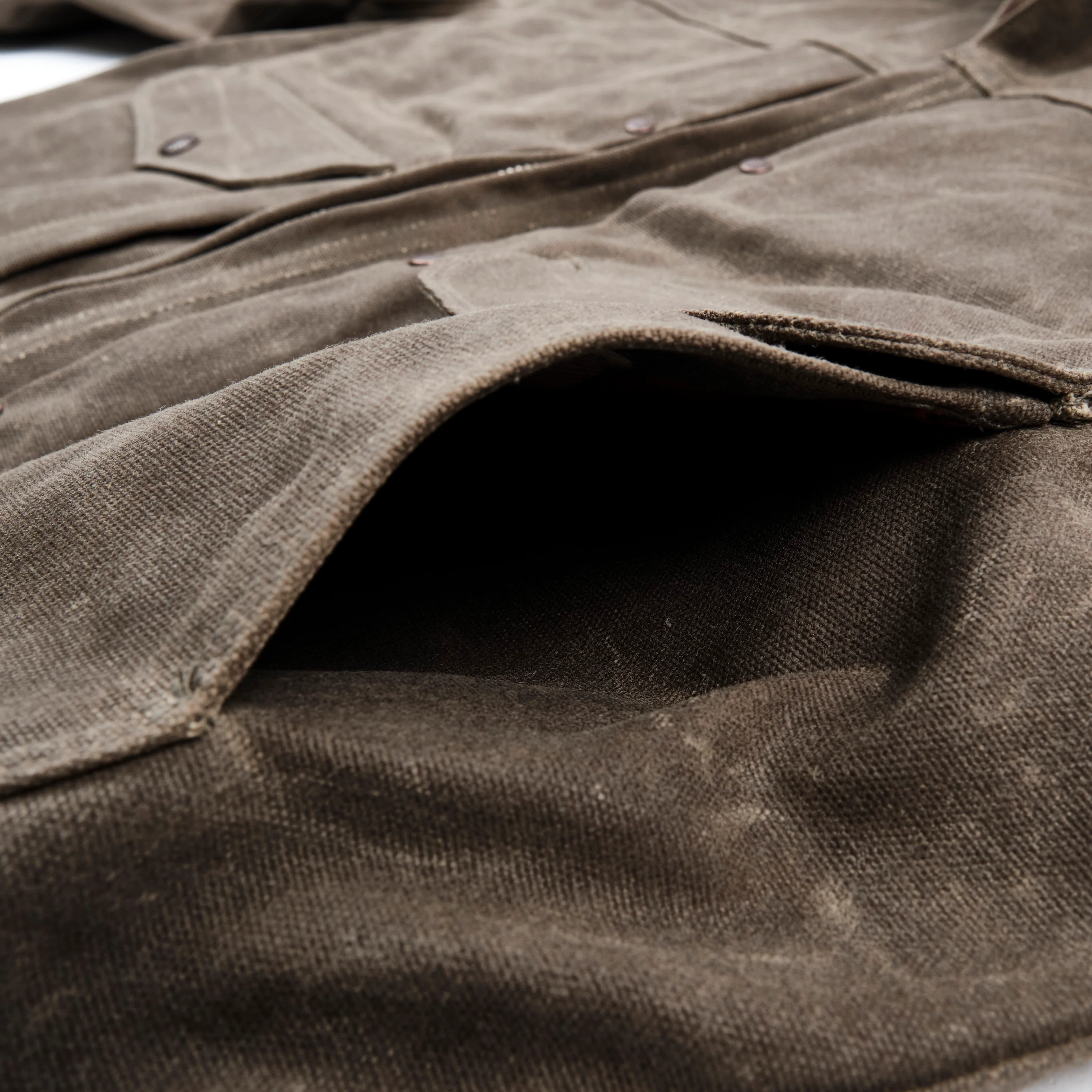 Faro Tobacco Heavy Waxed Canvas Red Southwest - Image 6