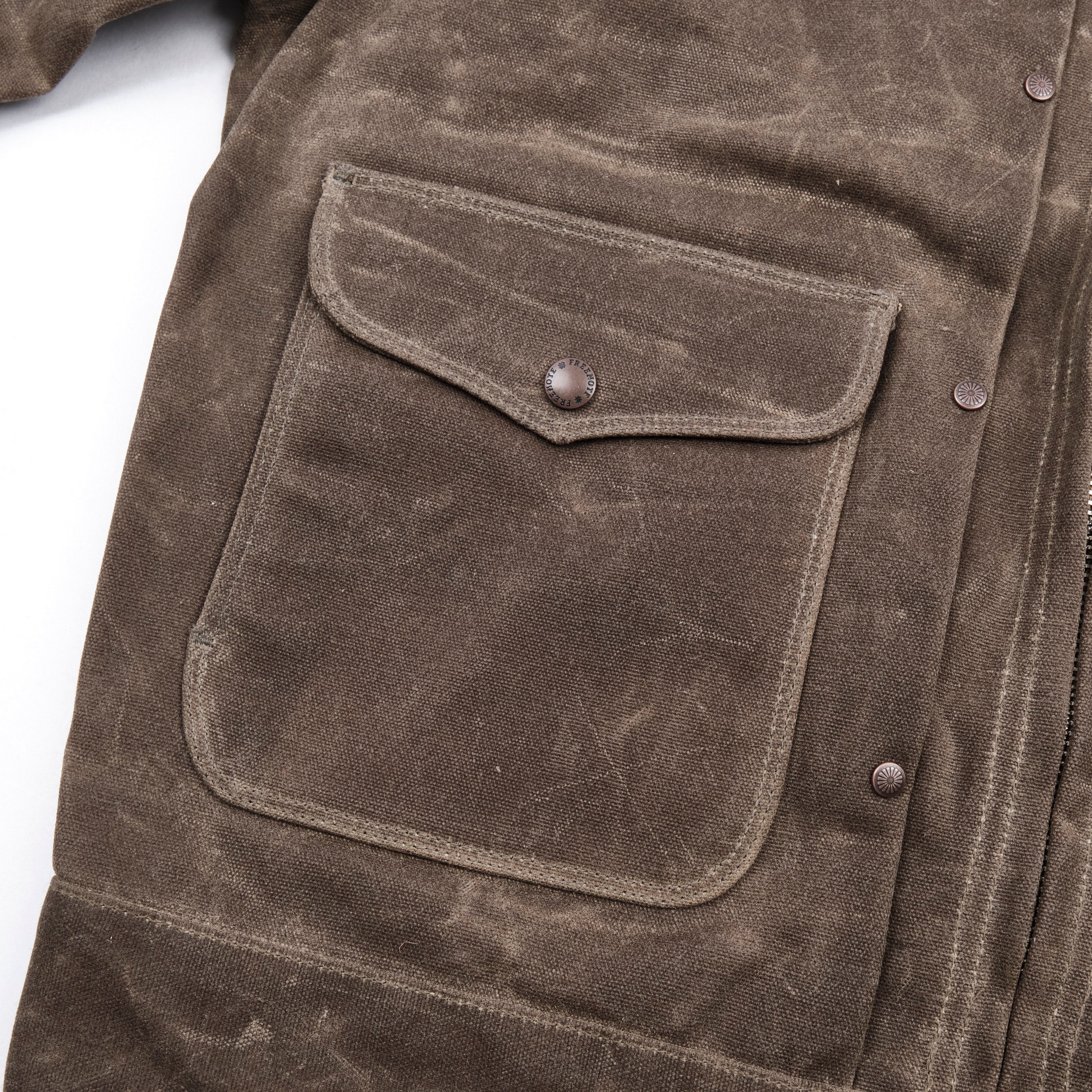 Faro Tobacco Heavy Waxed Canvas Red Plaid - Image 4