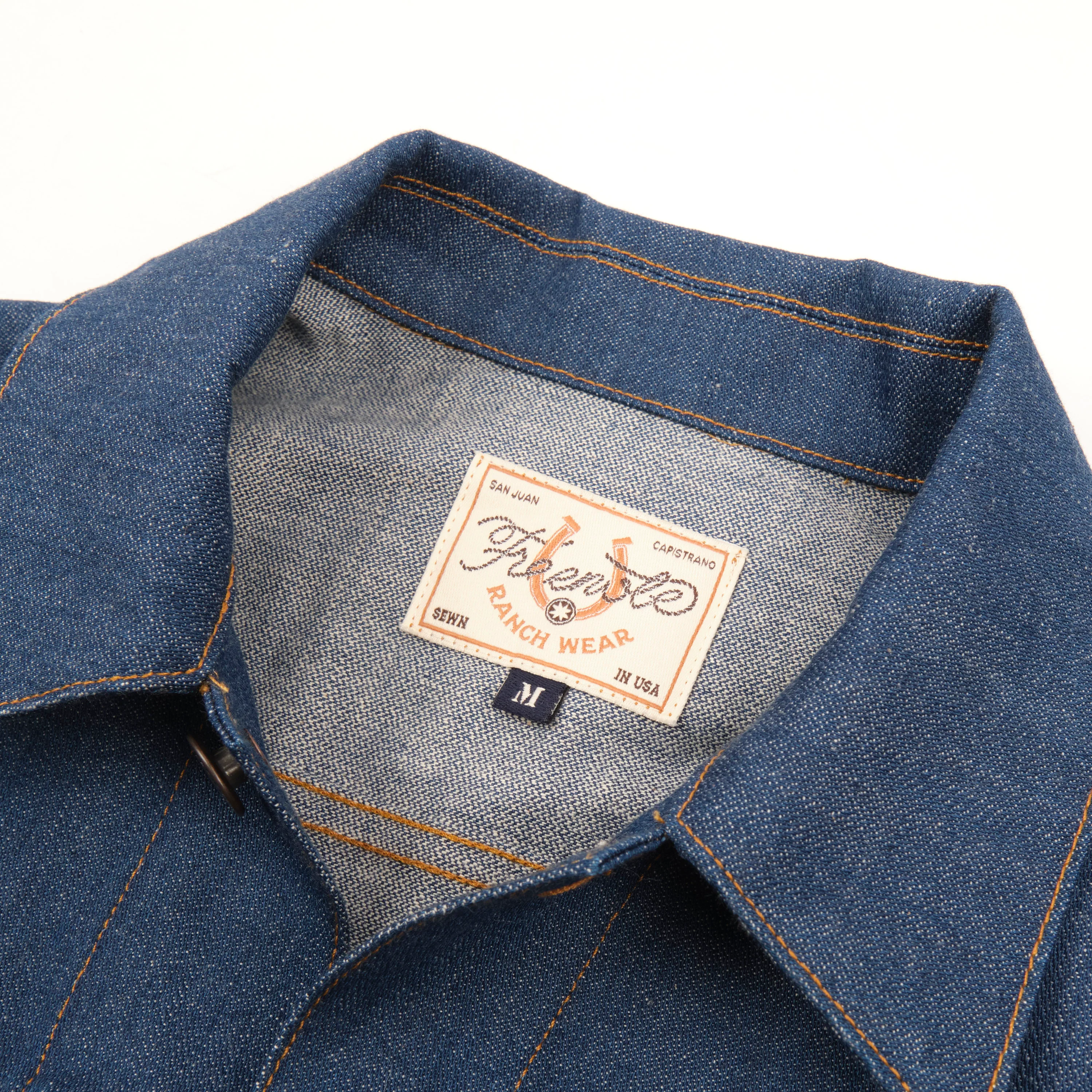 Faro Jacket 12 Ounce Vintage Blue - Image 5