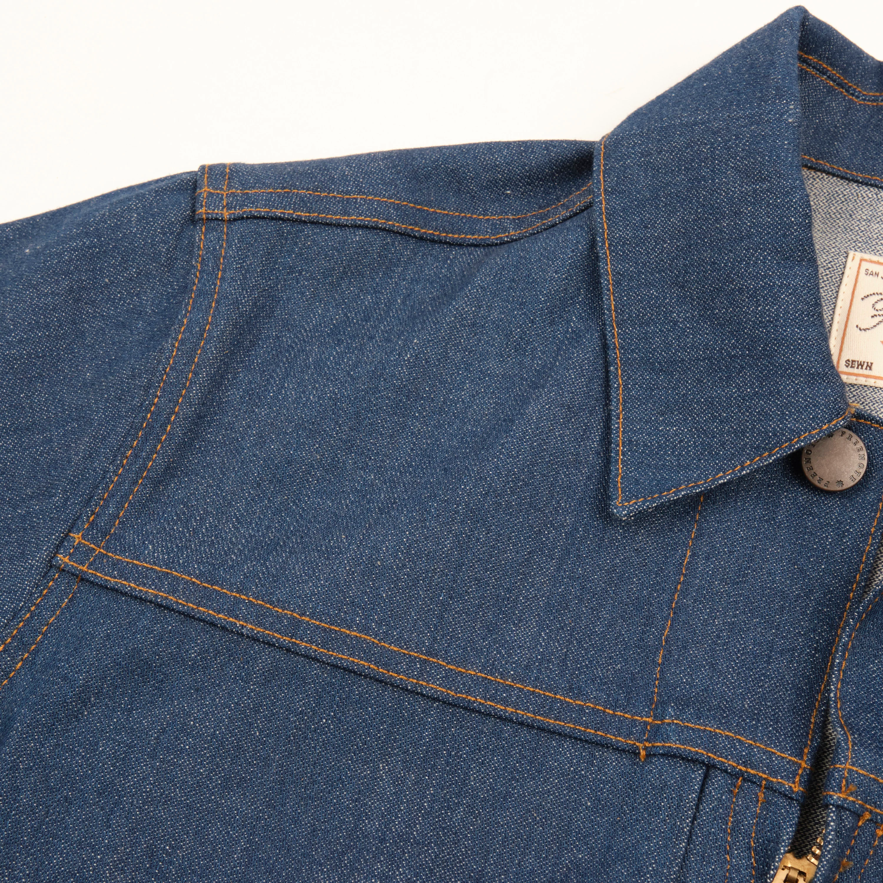 Faro Jacket 12 Ounce Vintage Blue - Image 7