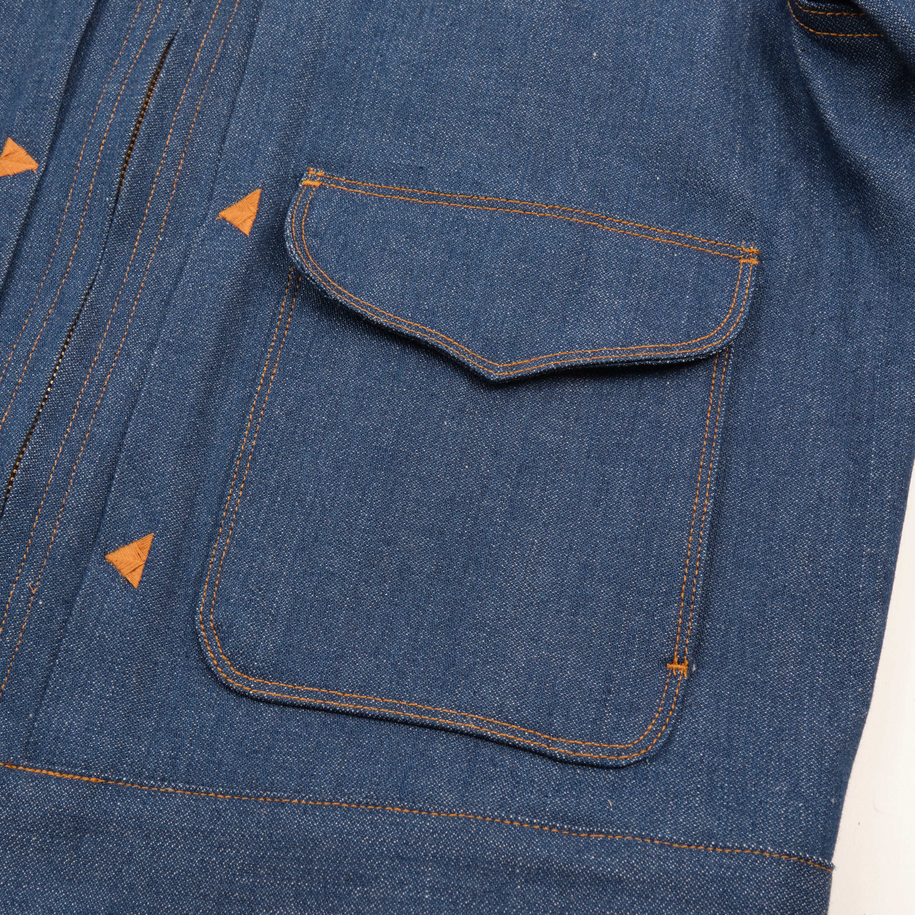 Faro Jacket 12 Ounce Vintage Blue - Image 8