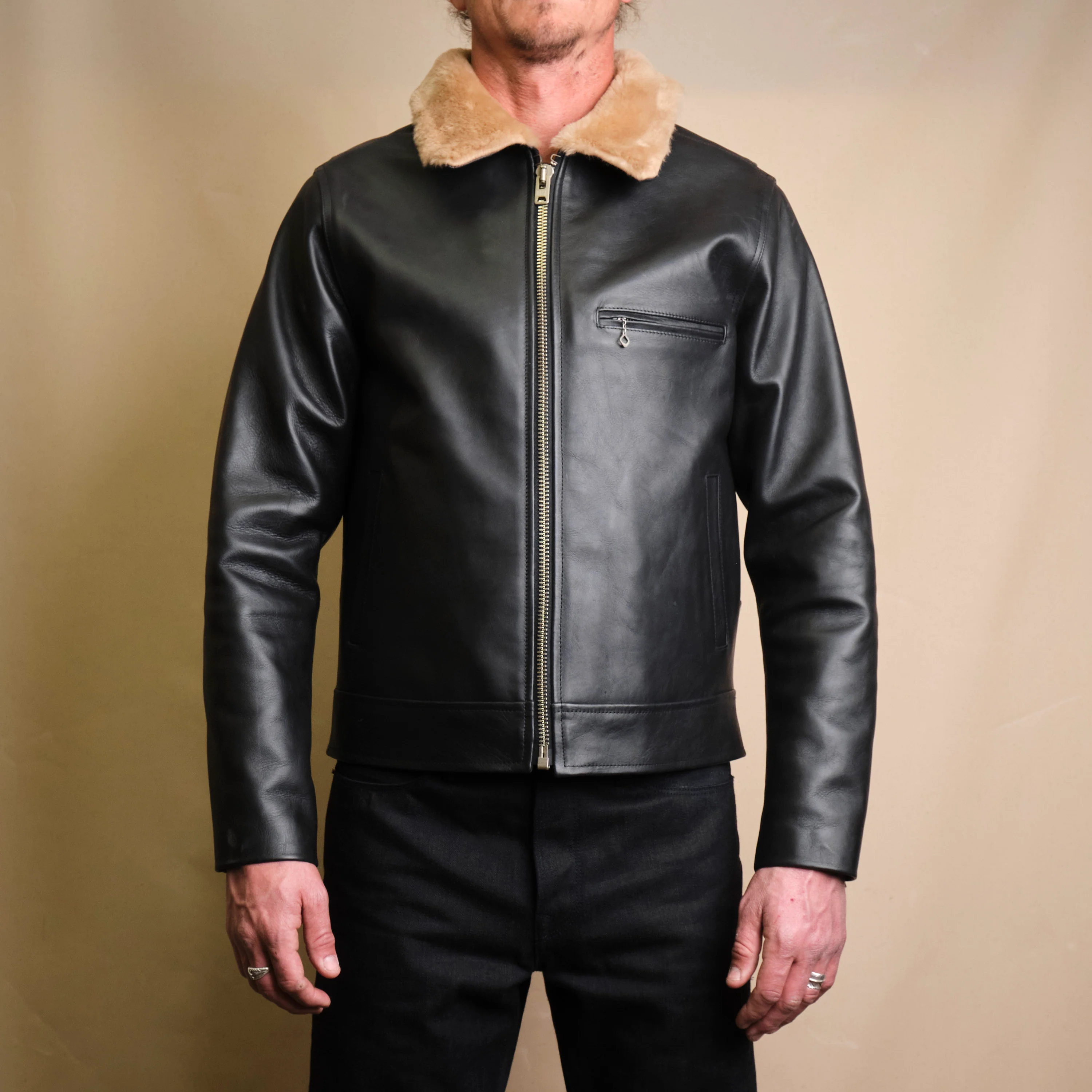 FJ-1 Black Steerhide - Image 2