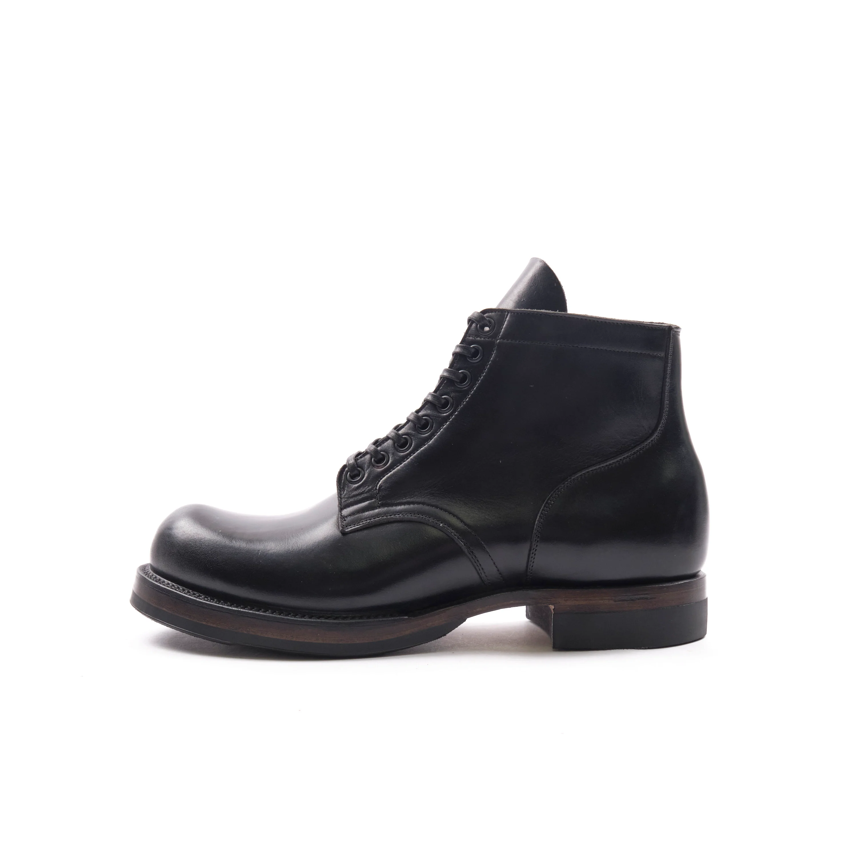 FREENOTE CLOTH X VIBERG SERVICE BOOT - HORWEEN BLACK STRUCK THROUGH CHROMEXCEL - Image 3