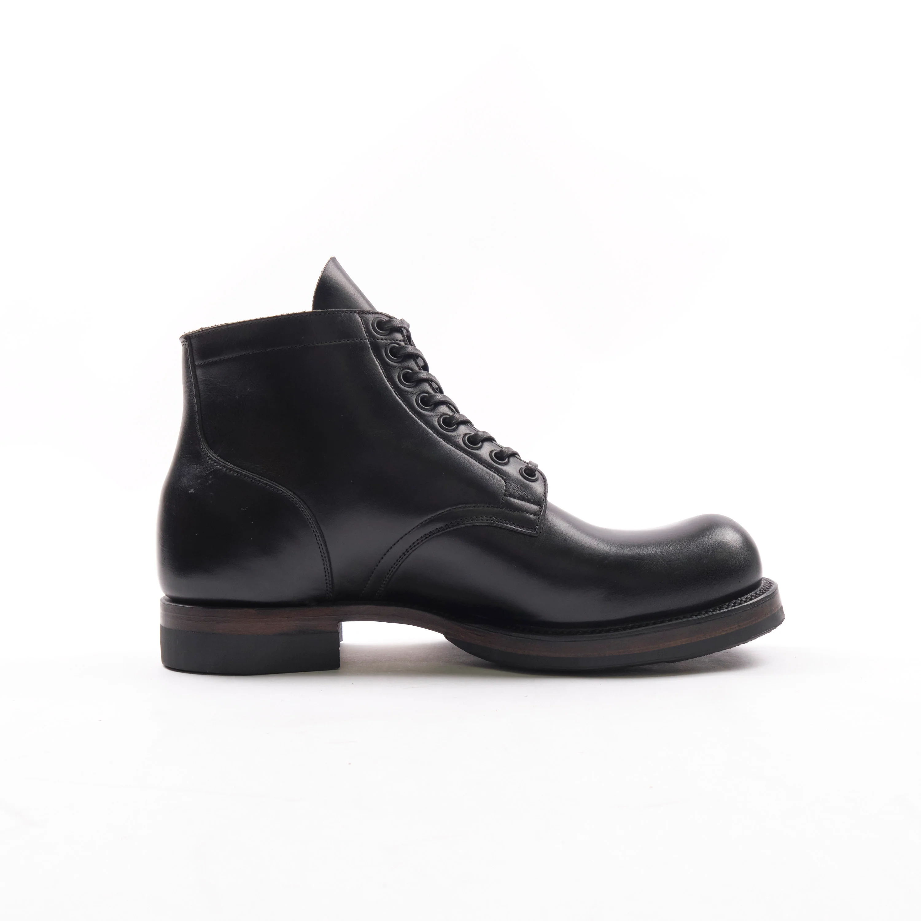 FREENOTE CLOTH X VIBERG SERVICE BOOT - HORWEEN BLACK STRUCK THROUGH CHROMEXCEL - Image 5