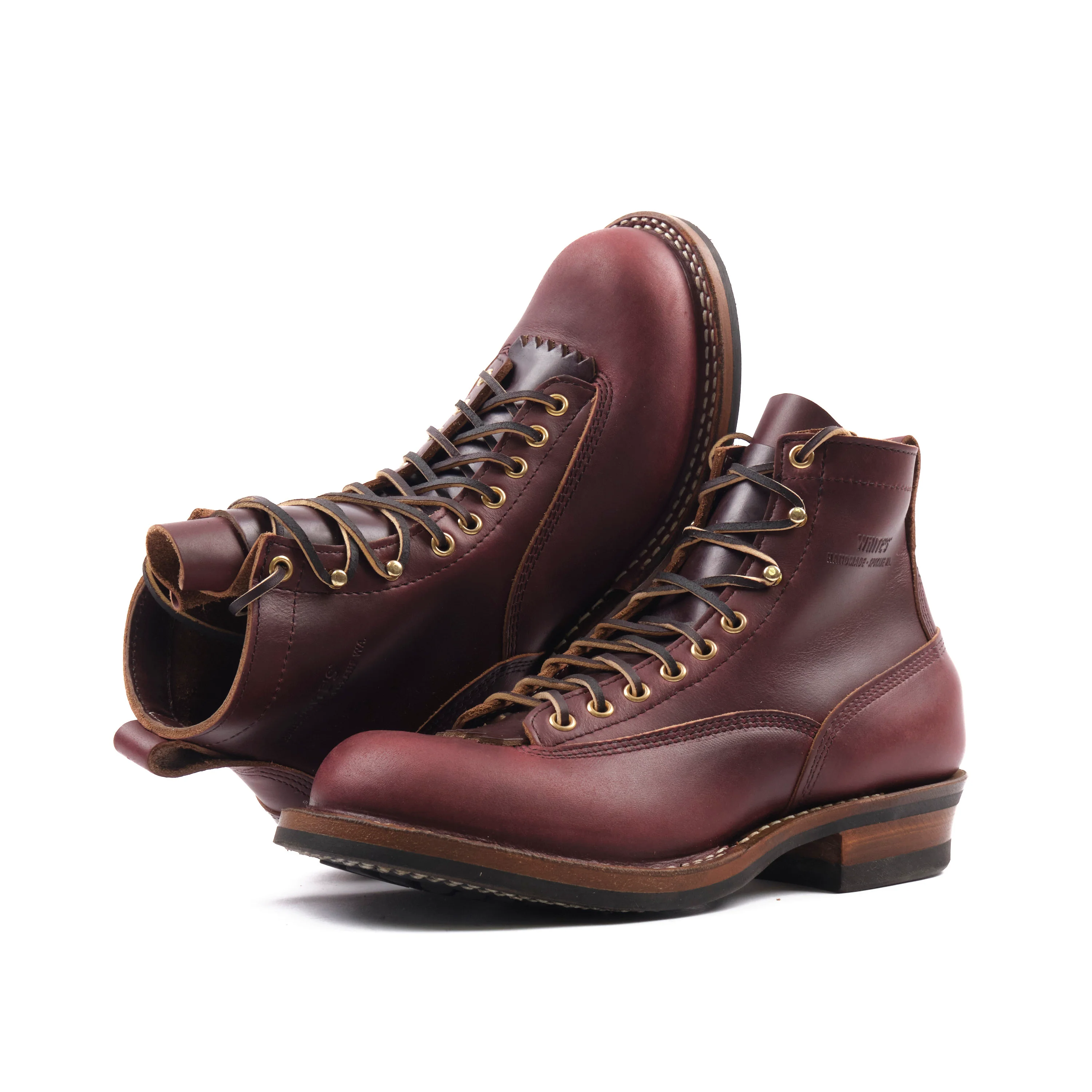 FREENOTE CLOTH X WHITE'S BOOTS - 9338 LAST CUTTER BOOT - SEIDEL DOUBLE SHOT BURGUNDY - Image 2
